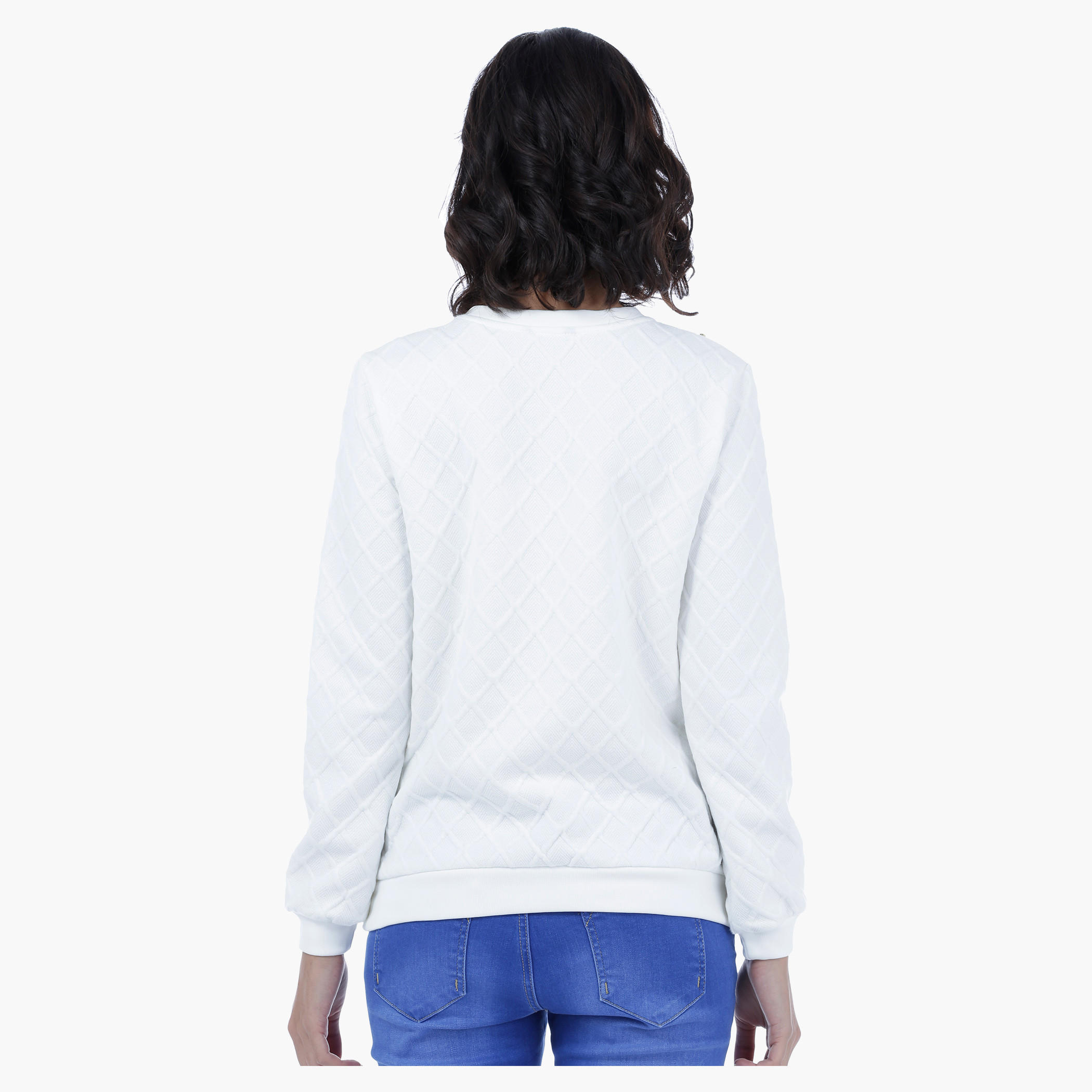 Embellished Sweat Top with Long Sleeves-women-winterwear-hoodiesandsweatshirts-sweatshirts-image-2