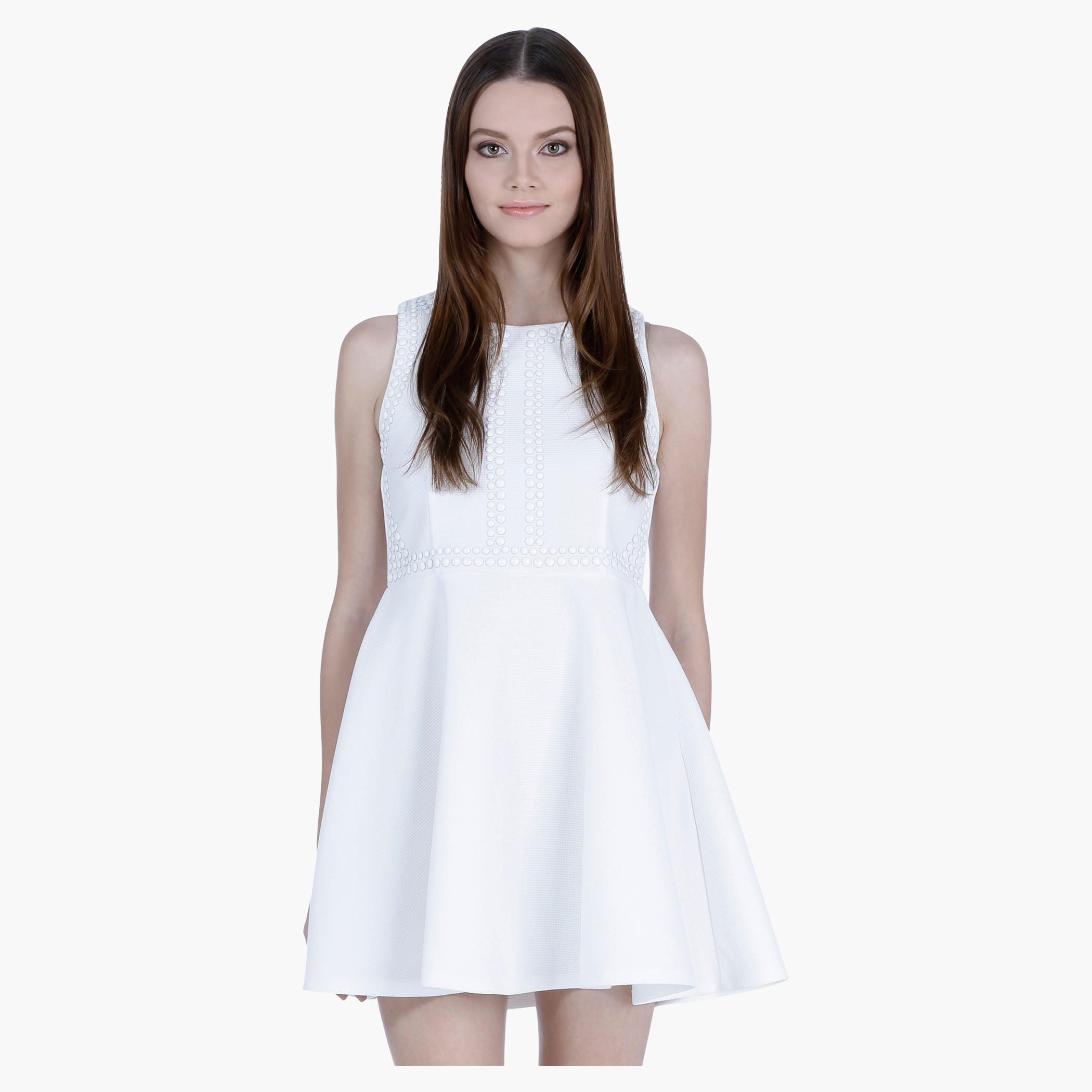 Embellished Mini Fit and Flare Dress-women-clothing-dresses-image-1