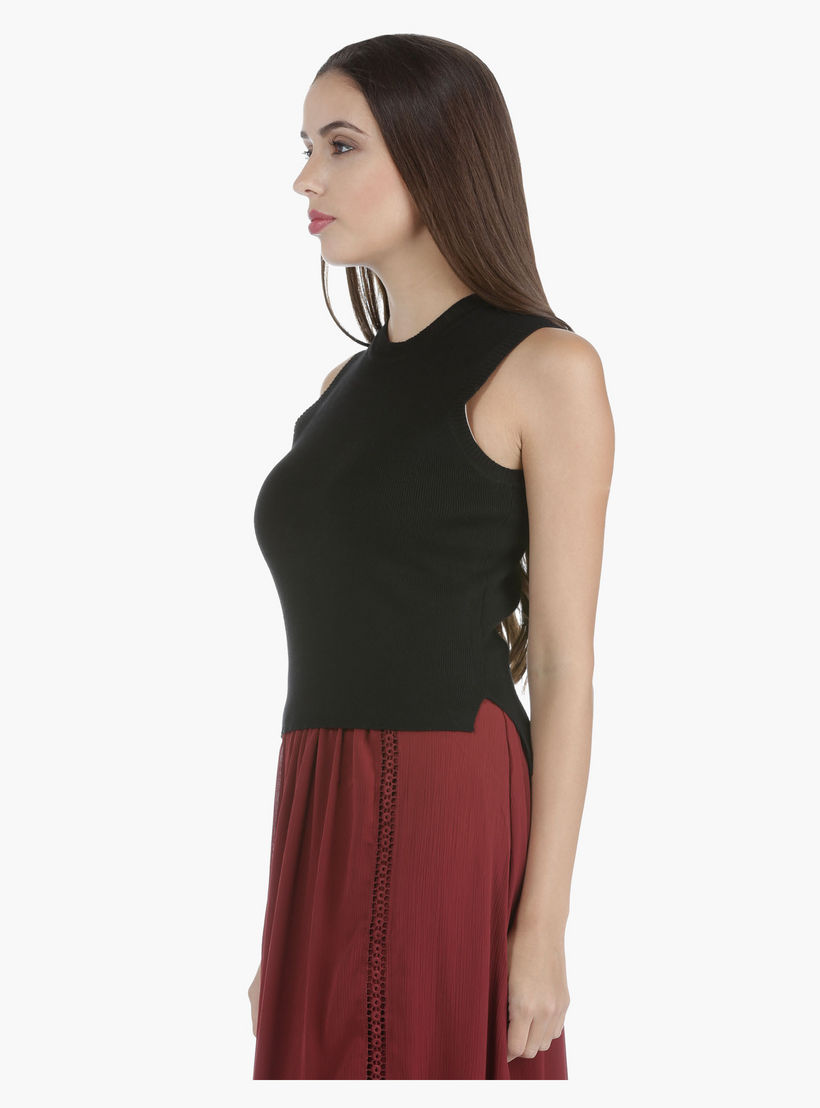 Knit Tank Top in Regular Fit-women-clothing-tshirts-image-3