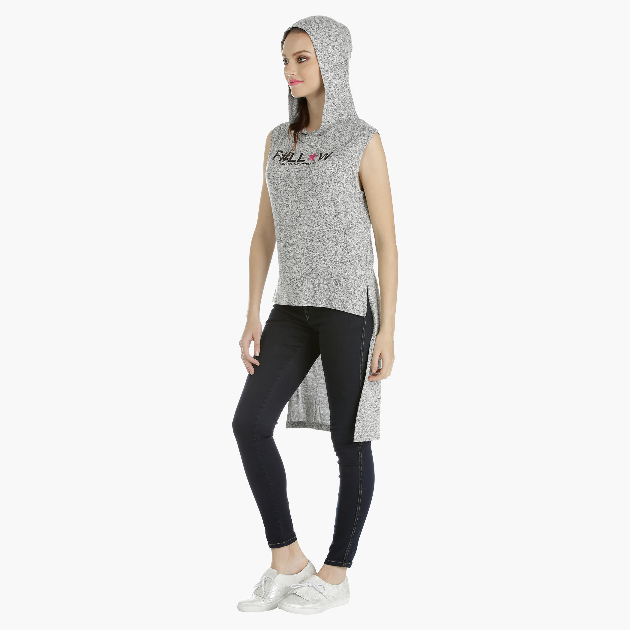 Sleeveless High Low Sweatshirt with Hood-women-winterwear-hoodiesandsweatshirts-hoodies-image-3