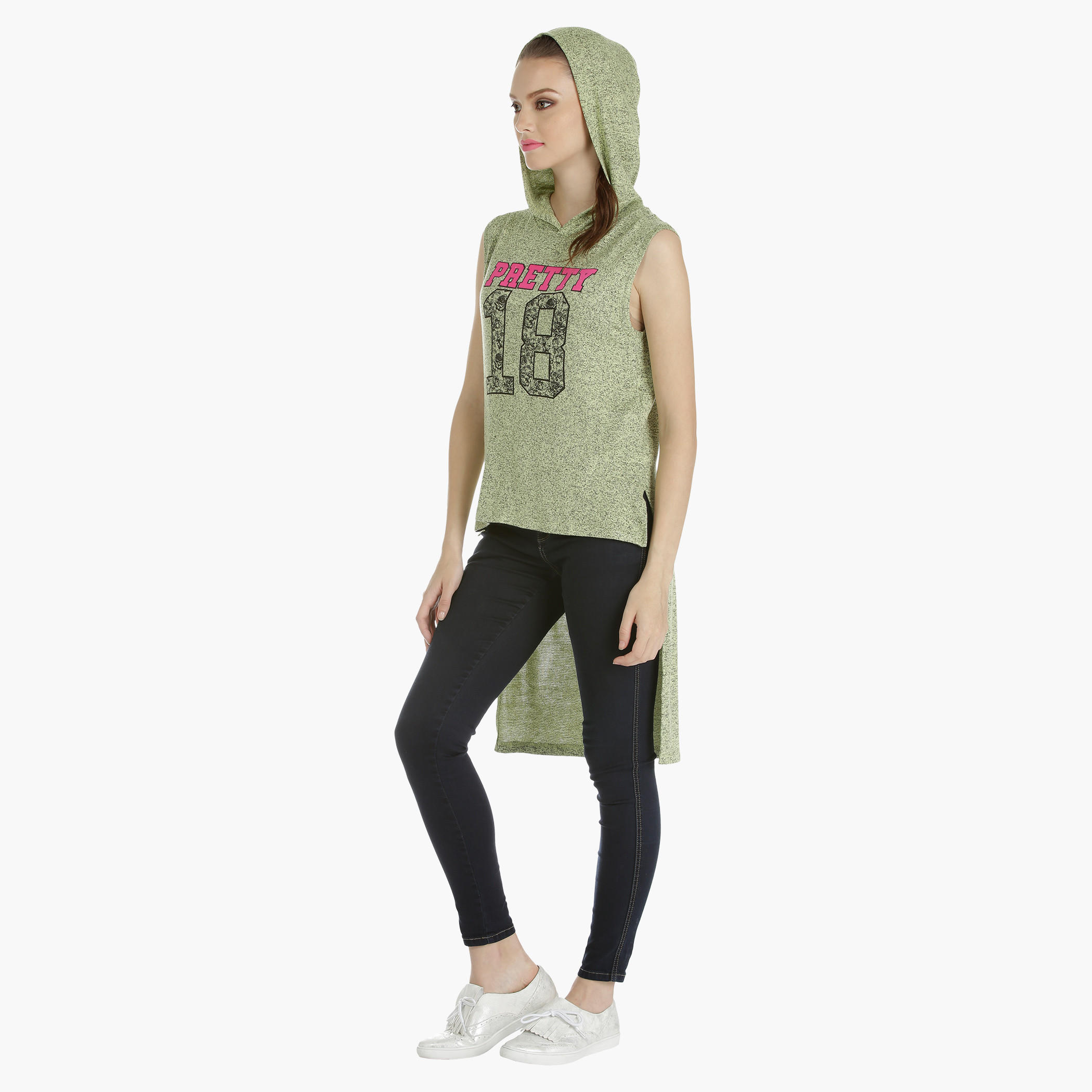 Sleeveless High Low Sweatshirt with Hood-women-winterwear-hoodiesandsweatshirts-hoodies-image-3
