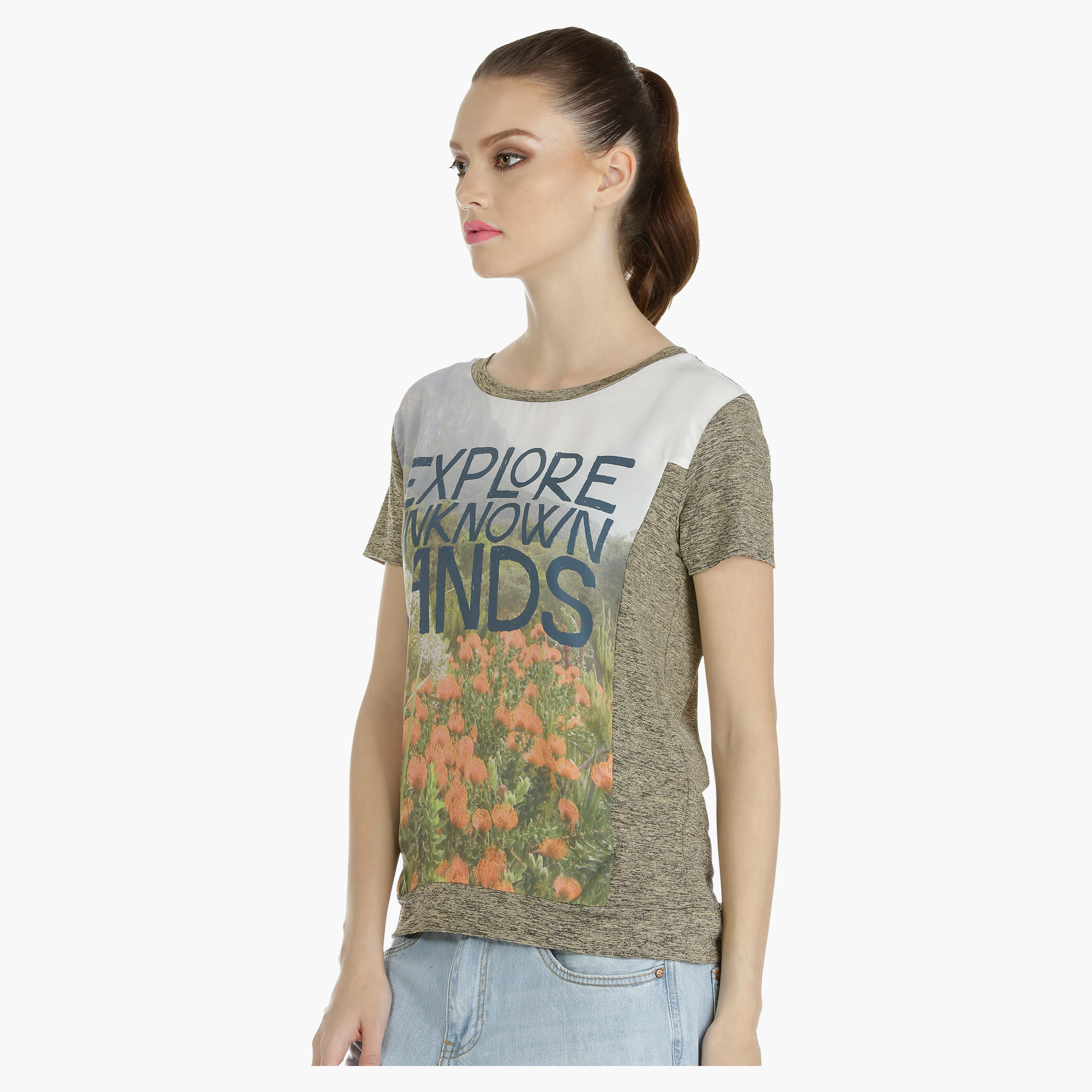 Printed T-shirt with Short Sleeves-women-clothing-tshirts-image-3