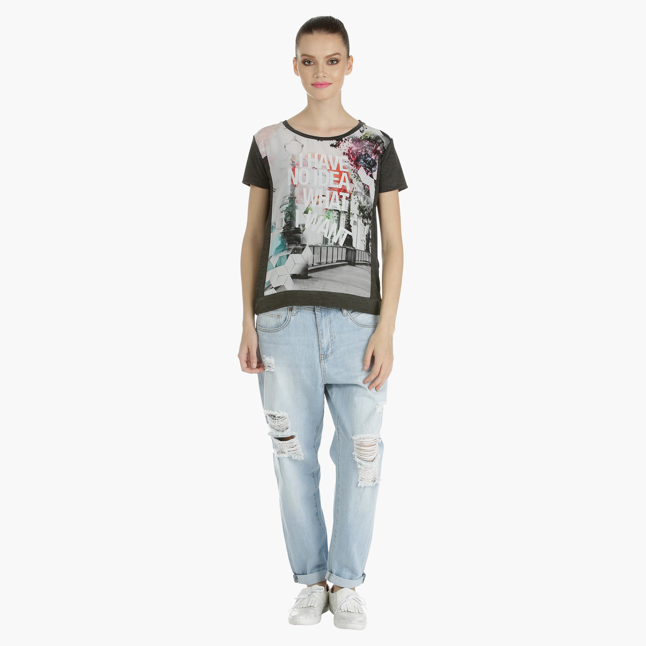 Printed T-shirt with Short Sleeves-women-clothing-tshirts-image-5