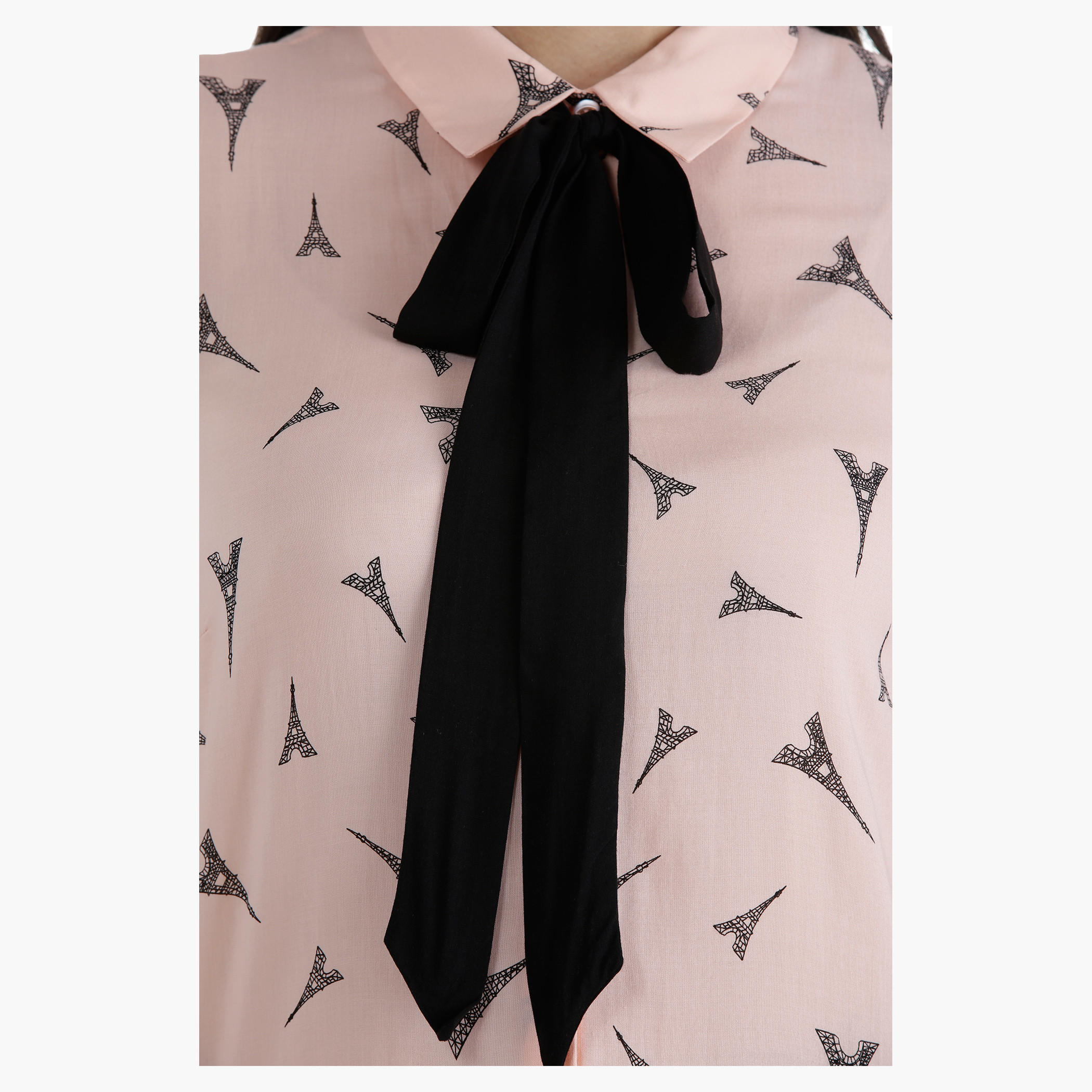 Printed Shirt with Collar Neck and Long Sleeves in Regular Fit-women-clothing-shirtsandblouses-blouses-image-9