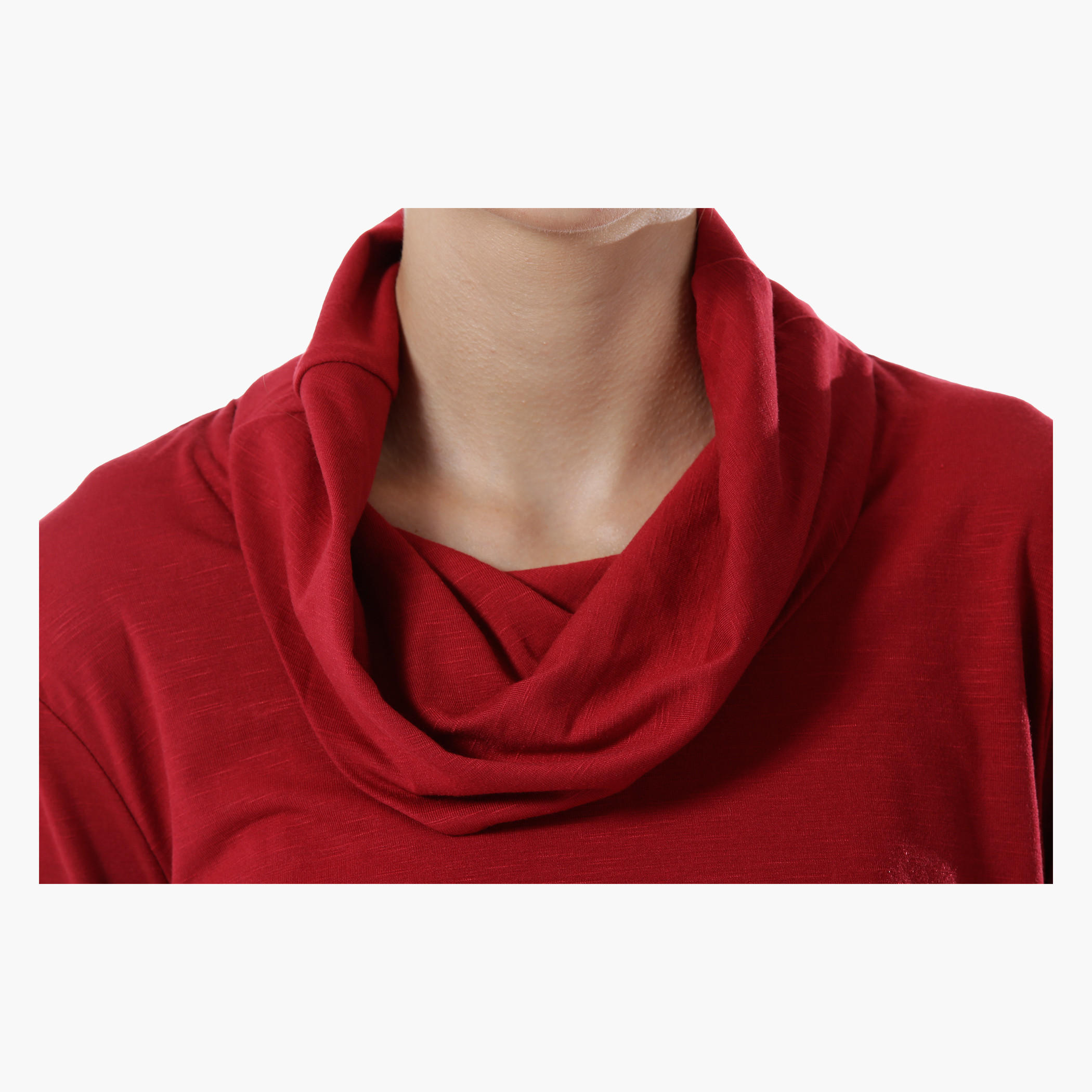 Cowl Neck Top with Long Sleeves and High-Low Hem-women-clothing-shirtsandblouses-blouses-image-9