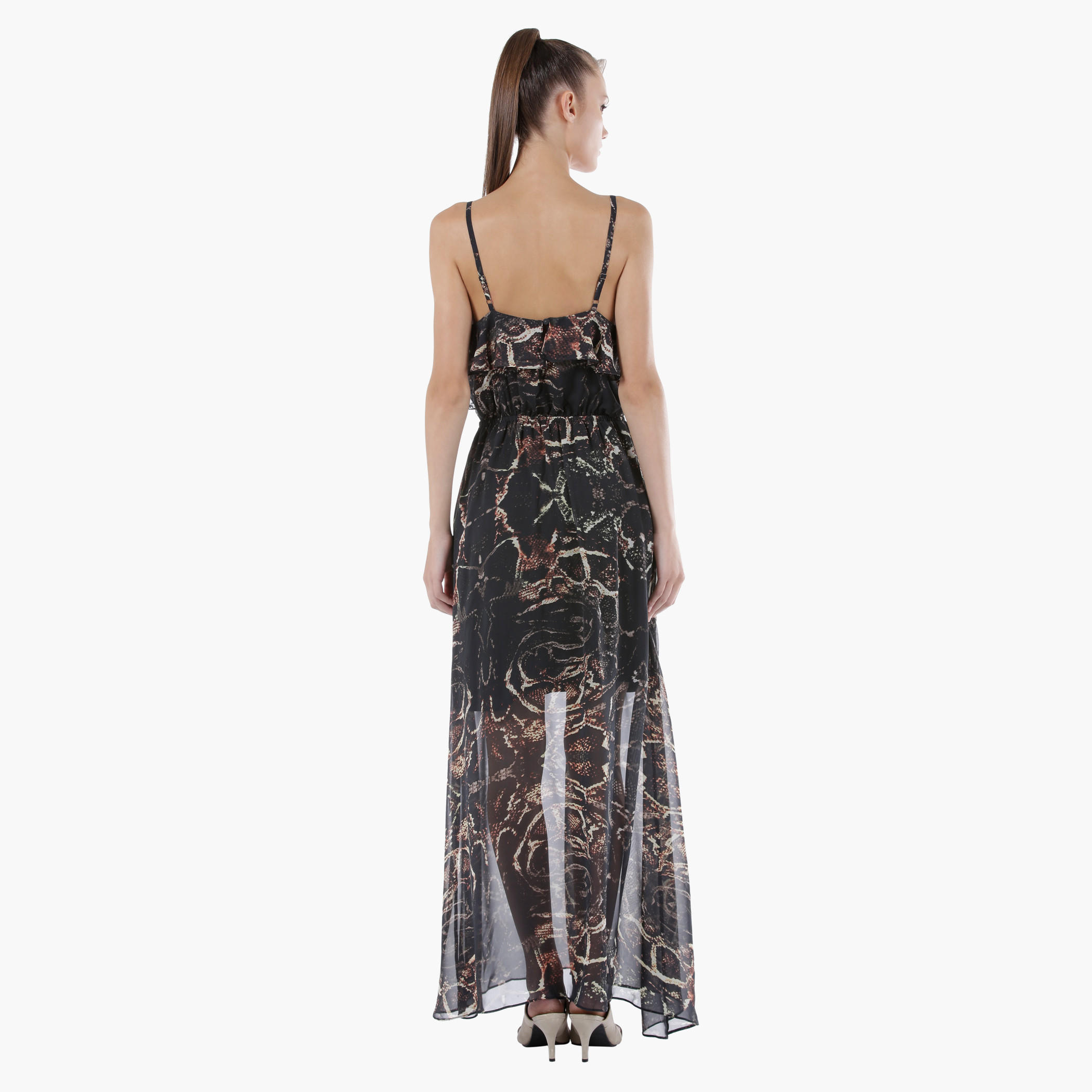 Layered Maxi Dress with Print in Regular Fit-women-clothing-dresses-image-2