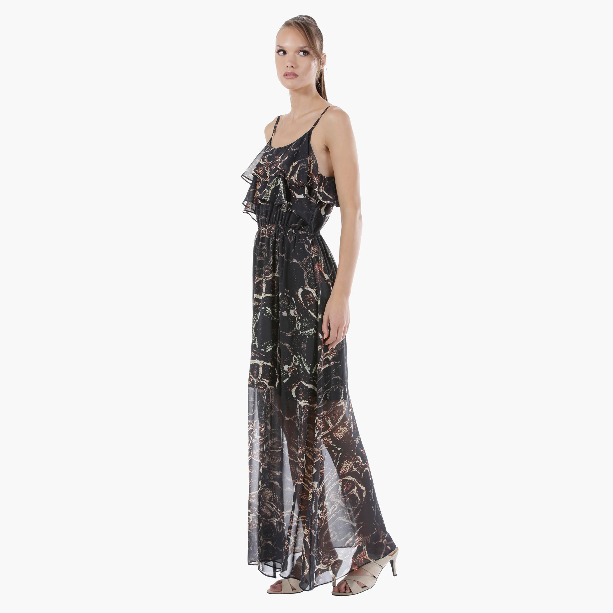 Layered Maxi Dress with Print in Regular Fit-women-clothing-dresses-image-3