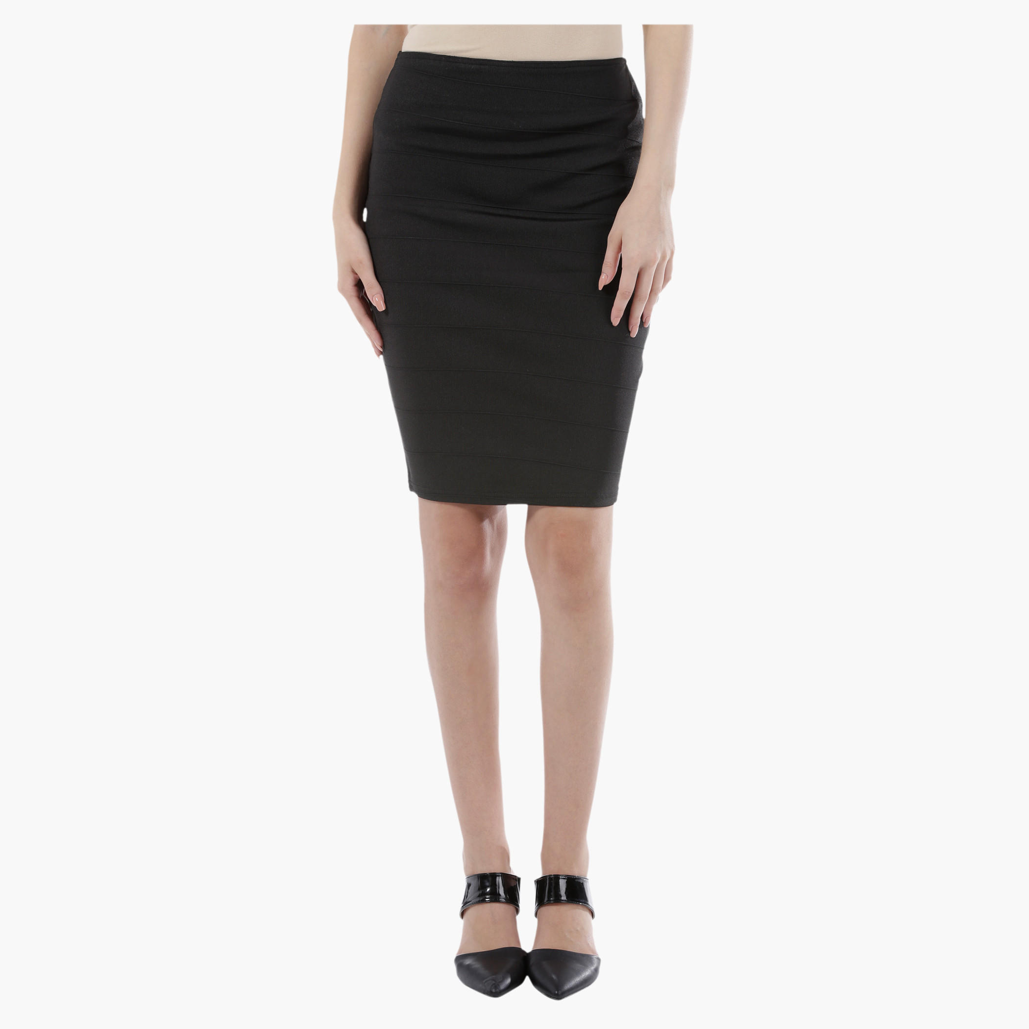 Bandage Pencil Skirt in Regular Fit-women-clothing-bottoms-skirts-image-1