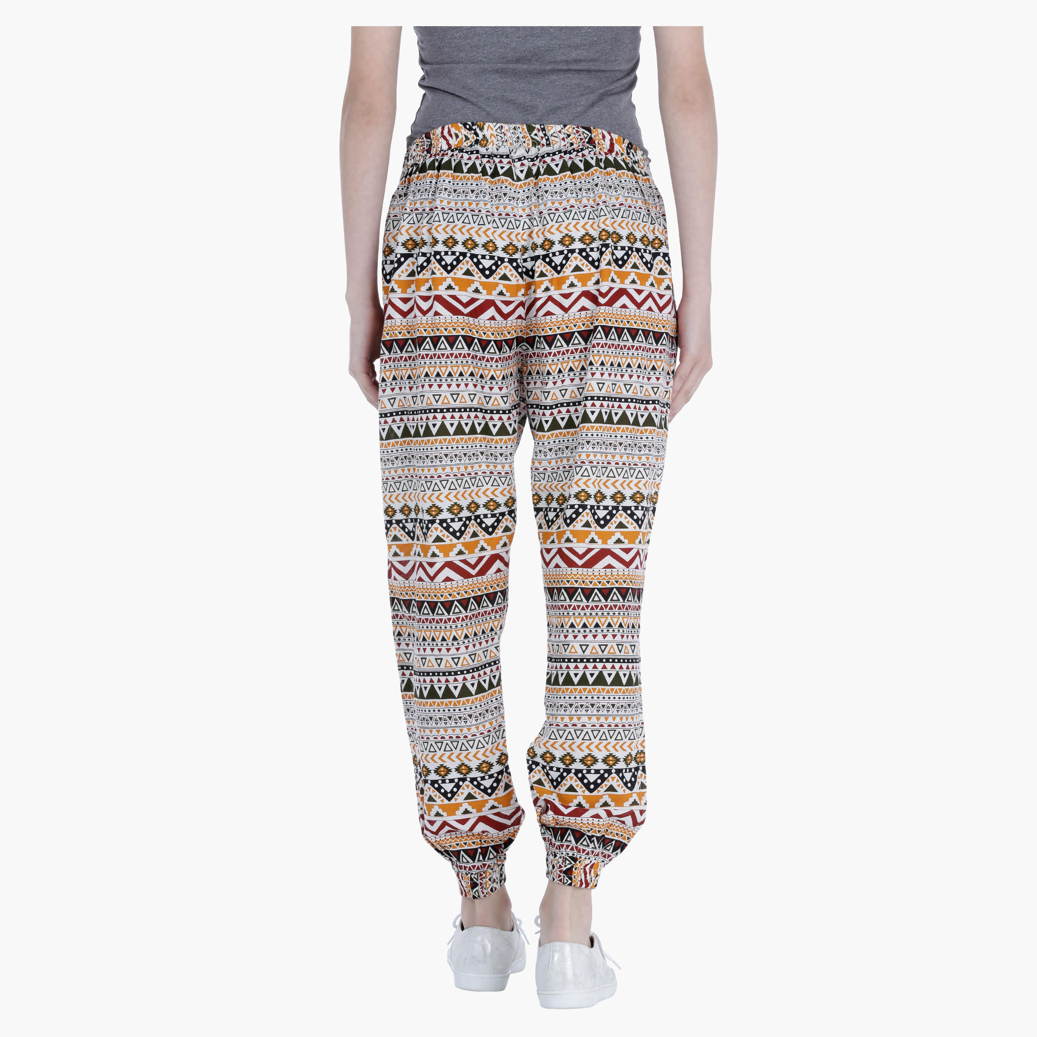 Printed Trousers in Regular Fit-women-clothing-bottoms-joggers-image-2