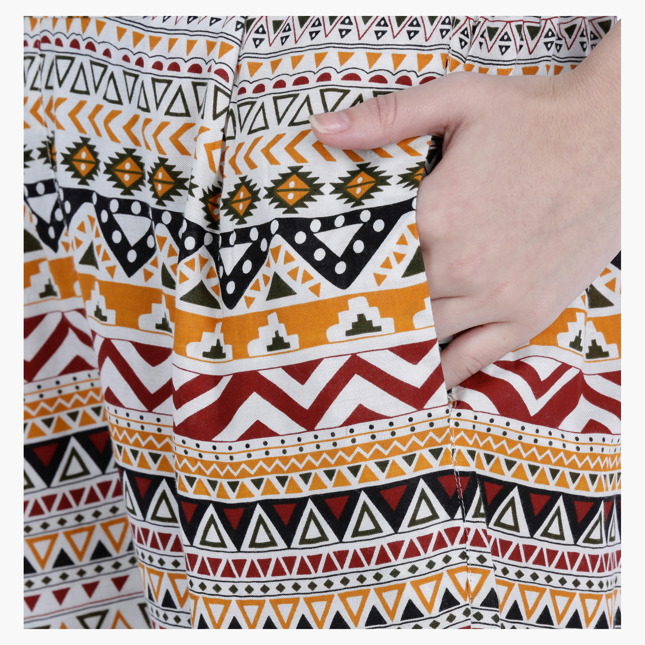 Printed Trousers in Regular Fit-women-clothing-bottoms-joggers-image-4