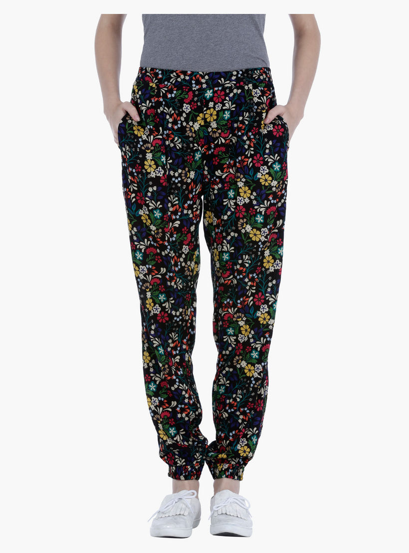 Printed Trousers in Regular Fit-women-clothing-bottoms-trousers-image-1