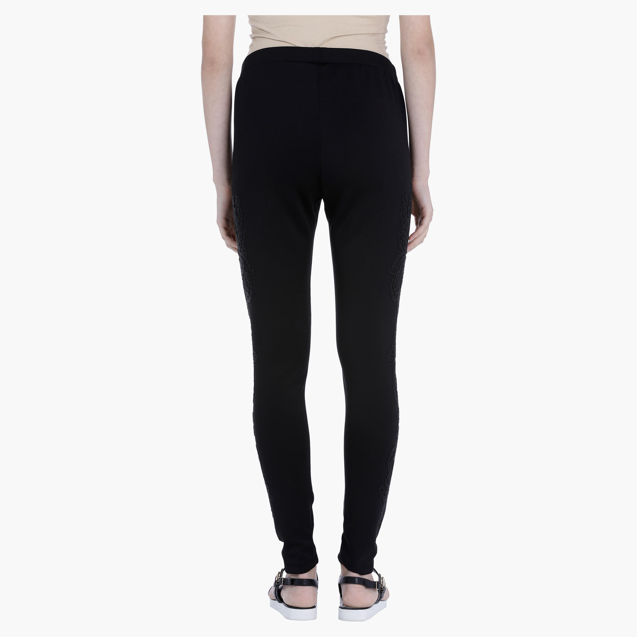 Printed Leggings with Elasticised Waistband-women-clothing-bottoms-leggings-image-4