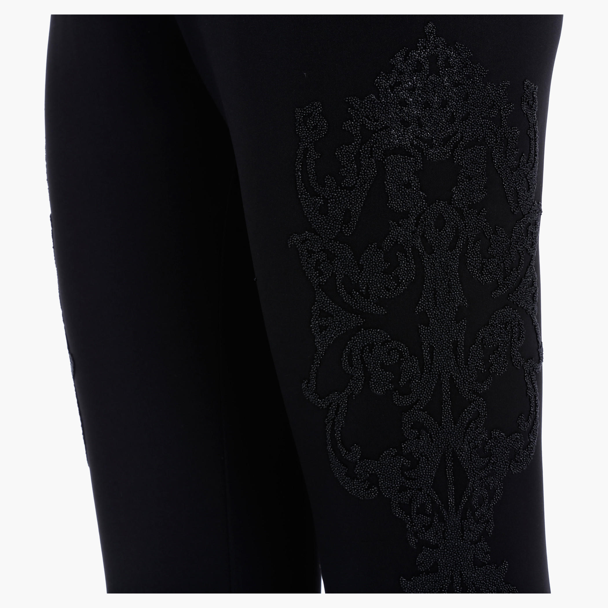 Printed Leggings with Elasticised Waistband-women-clothing-bottoms-leggings-image-2