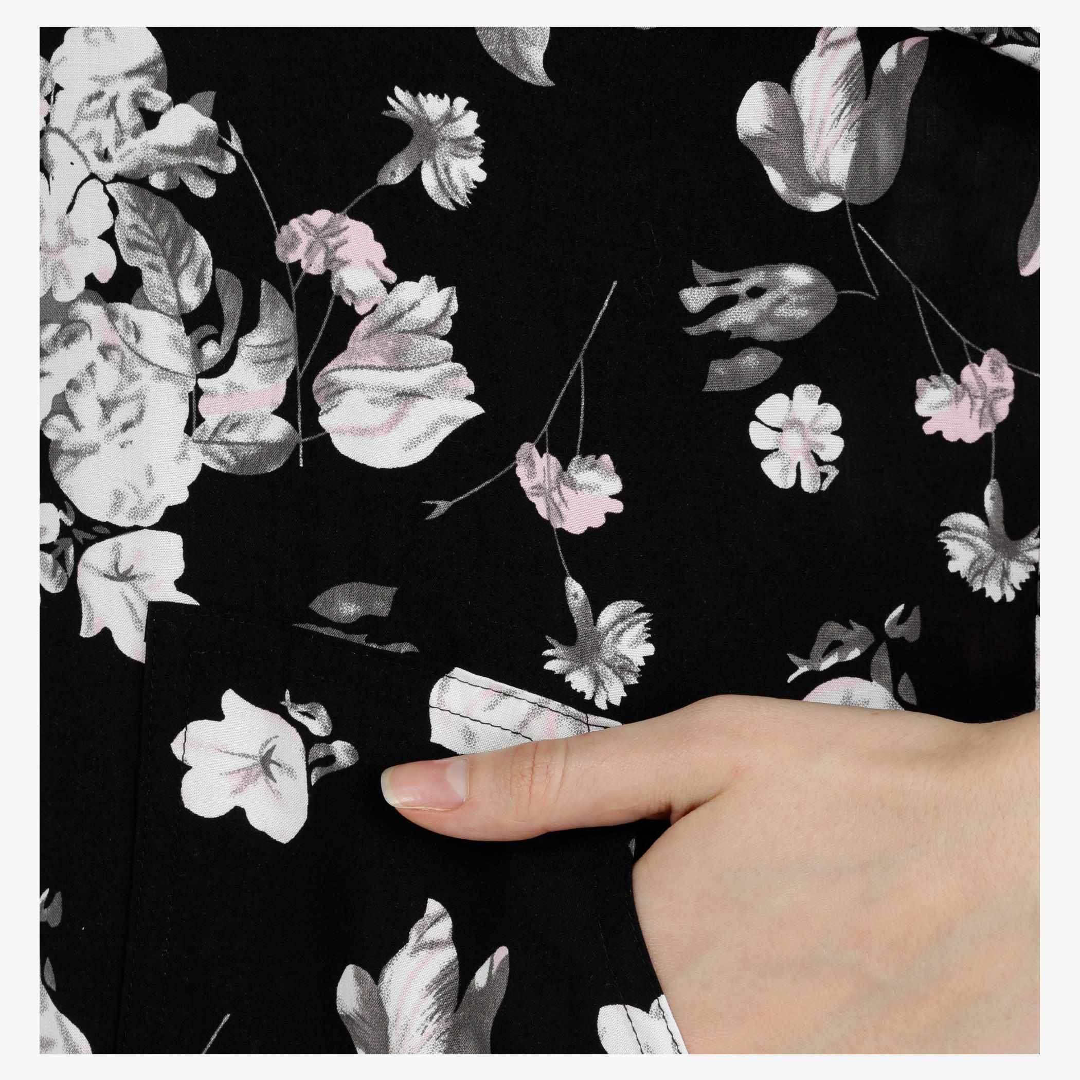 Floral Print Shirt-women-clothing-shirtsandblouses-blouses-image-4