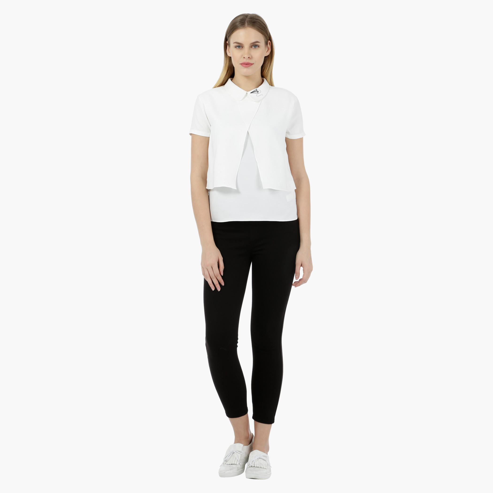 Double Layered Shirt with Embroidered Collar-women-clothing-shirtsandblouses-blouses-image-5