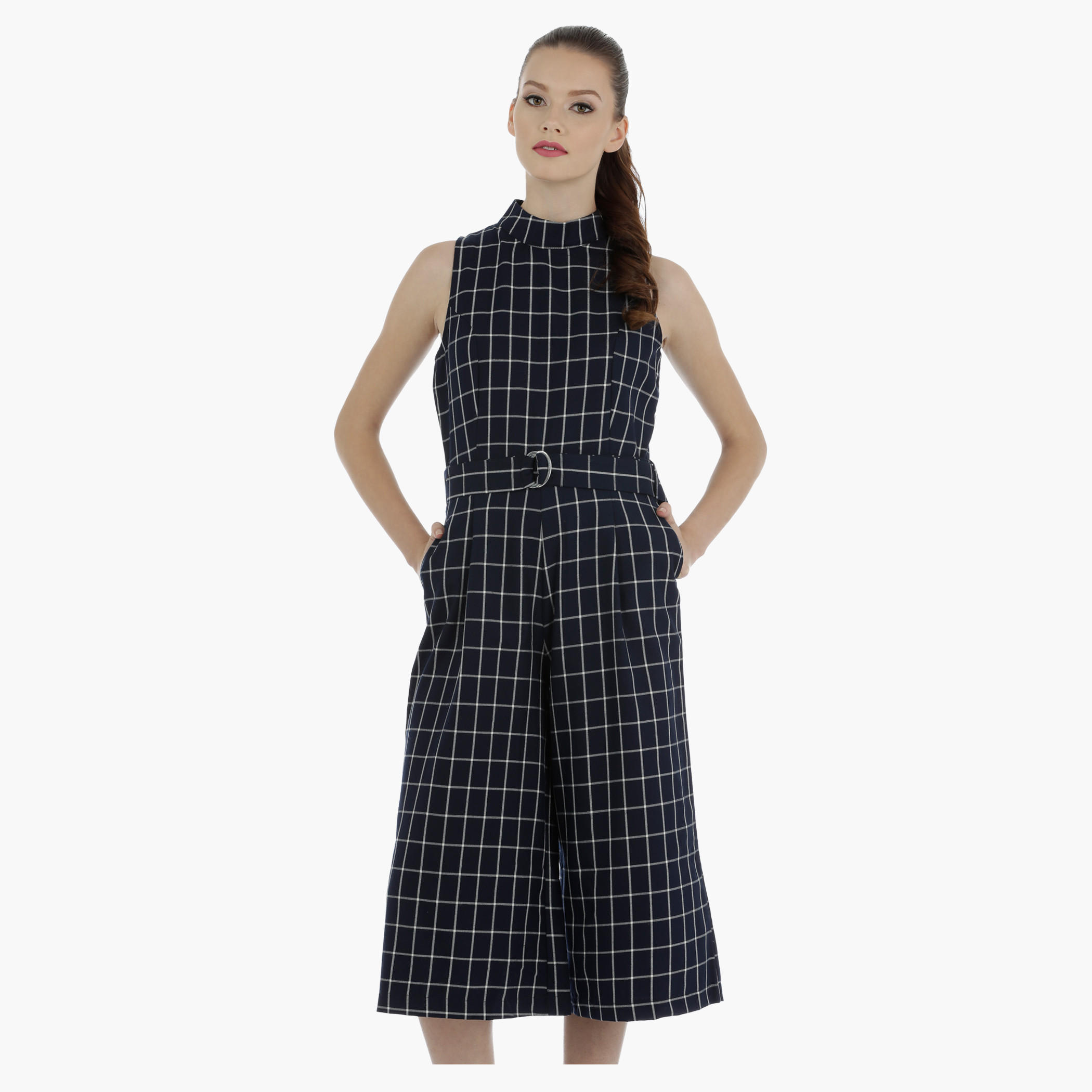 High Neck Sleeveless Cullotte Jumpsuit-women-clothing-jumpsuits-image-1