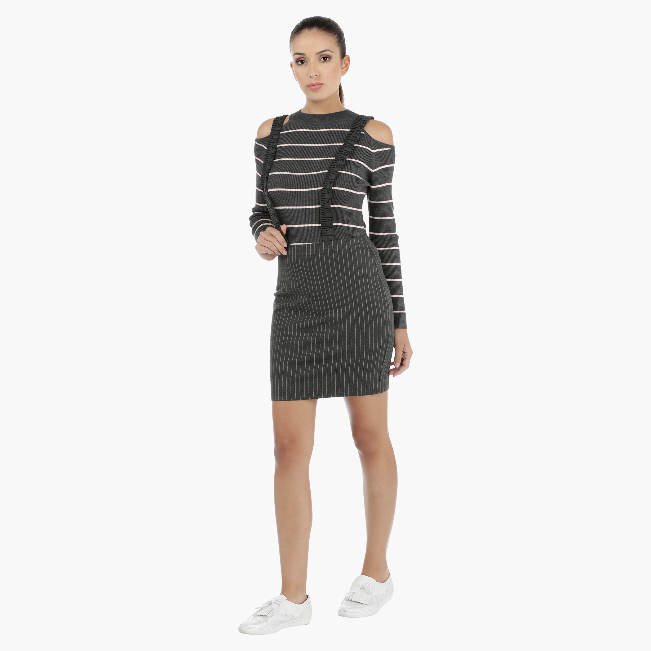 Striped Cold Shoulder Top with Ribbed Detail-women-clothing-shirtsandblouses-blouses-image-5