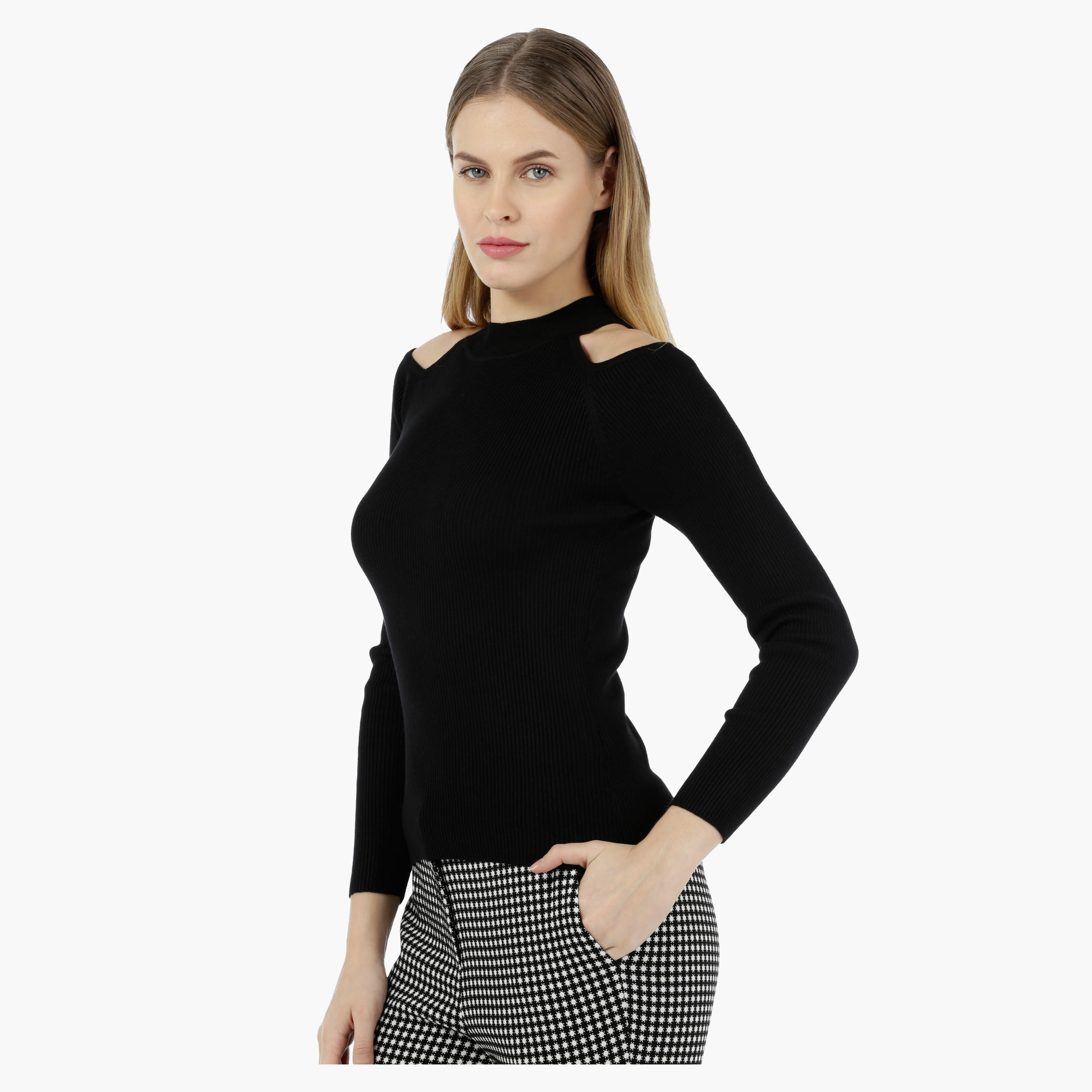 Cold Shoulder Rib Top-women-clothing-shirtsandblouses-blouses-image-3