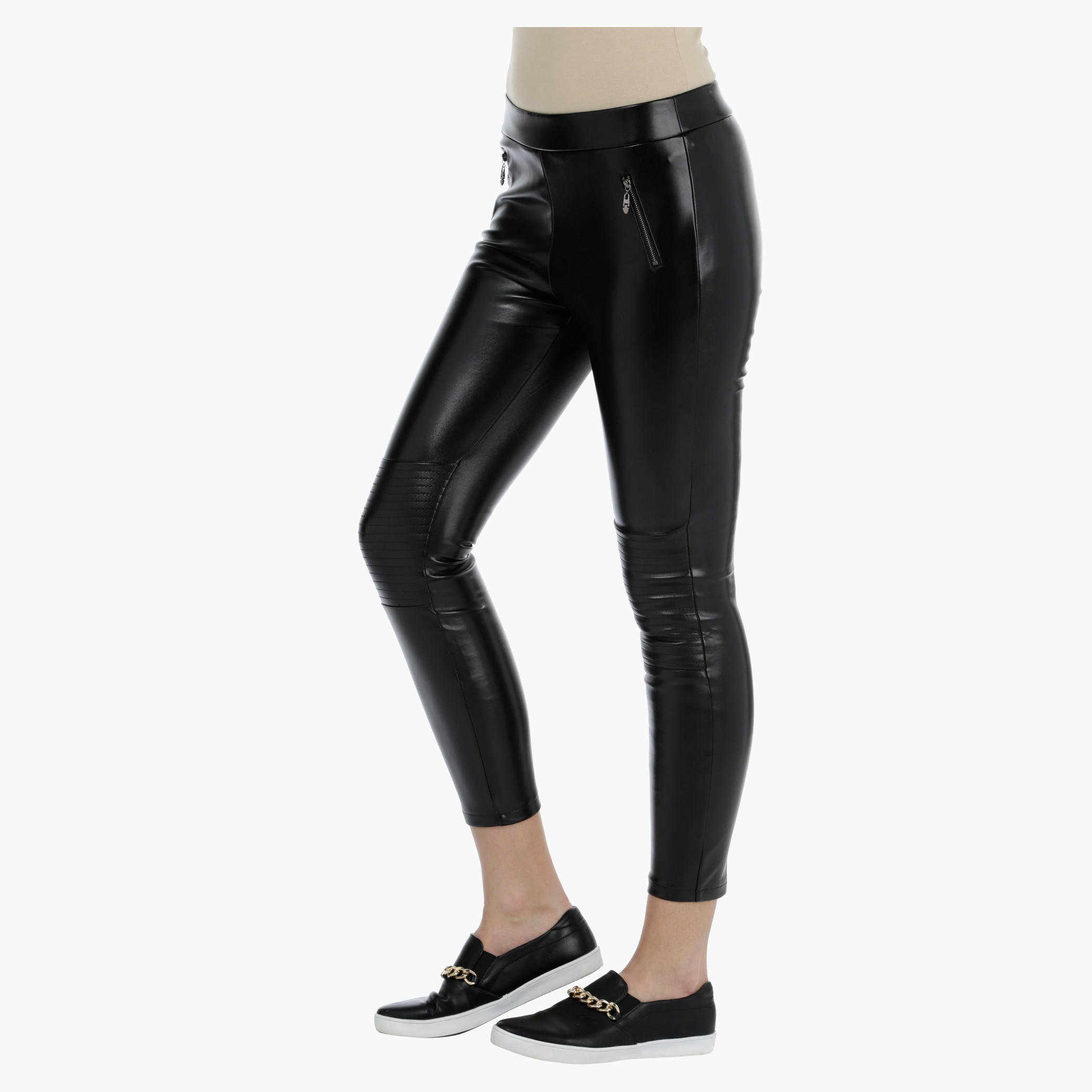 PU Leggings with Zip Pockets-women-clothing-bottoms-leggings-image-3