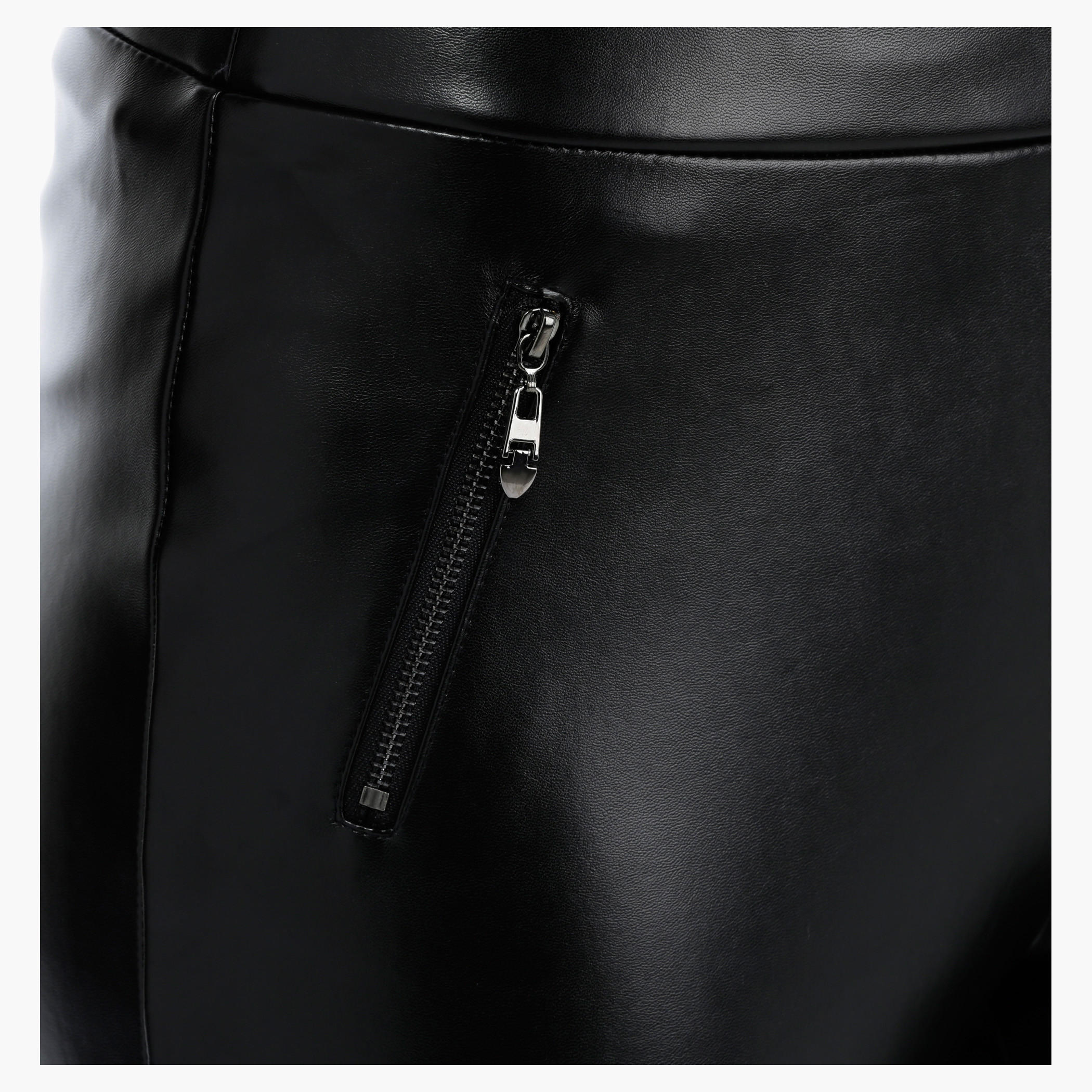 PU Leggings with Zip Pockets-women-clothing-bottoms-leggings-image-4