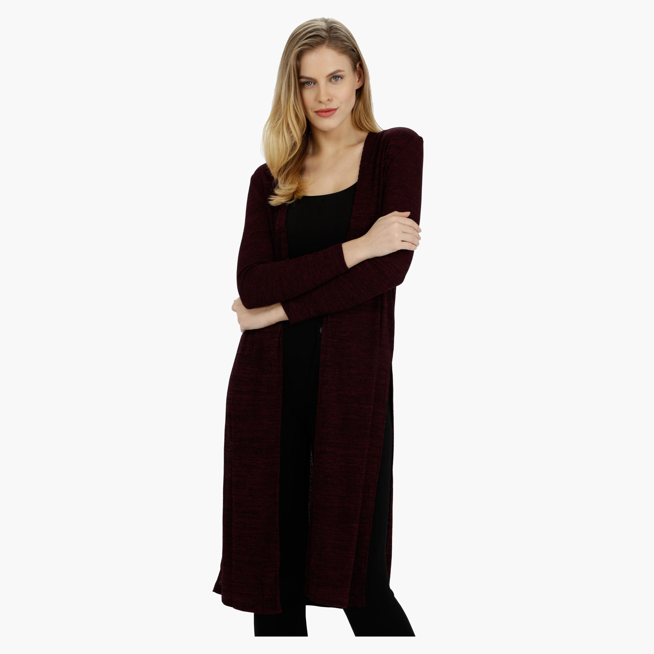 Knitted Longline Shrug-women-winterwear-cardigansandjumpers-cardigans-image-6