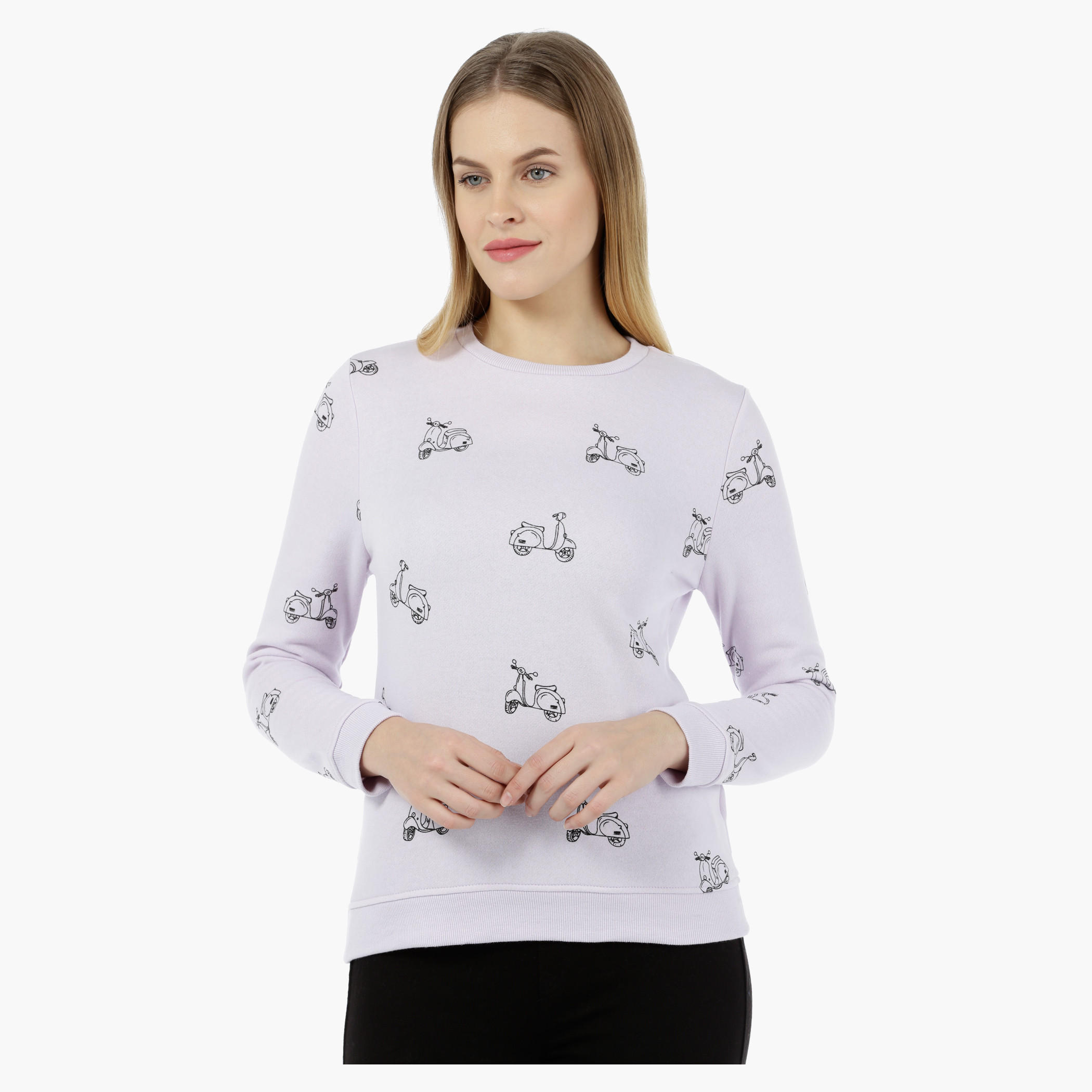 Graphic Sweat Top-women-winterwear-hoodiesandsweatshirts-sweatshirts-image-1
