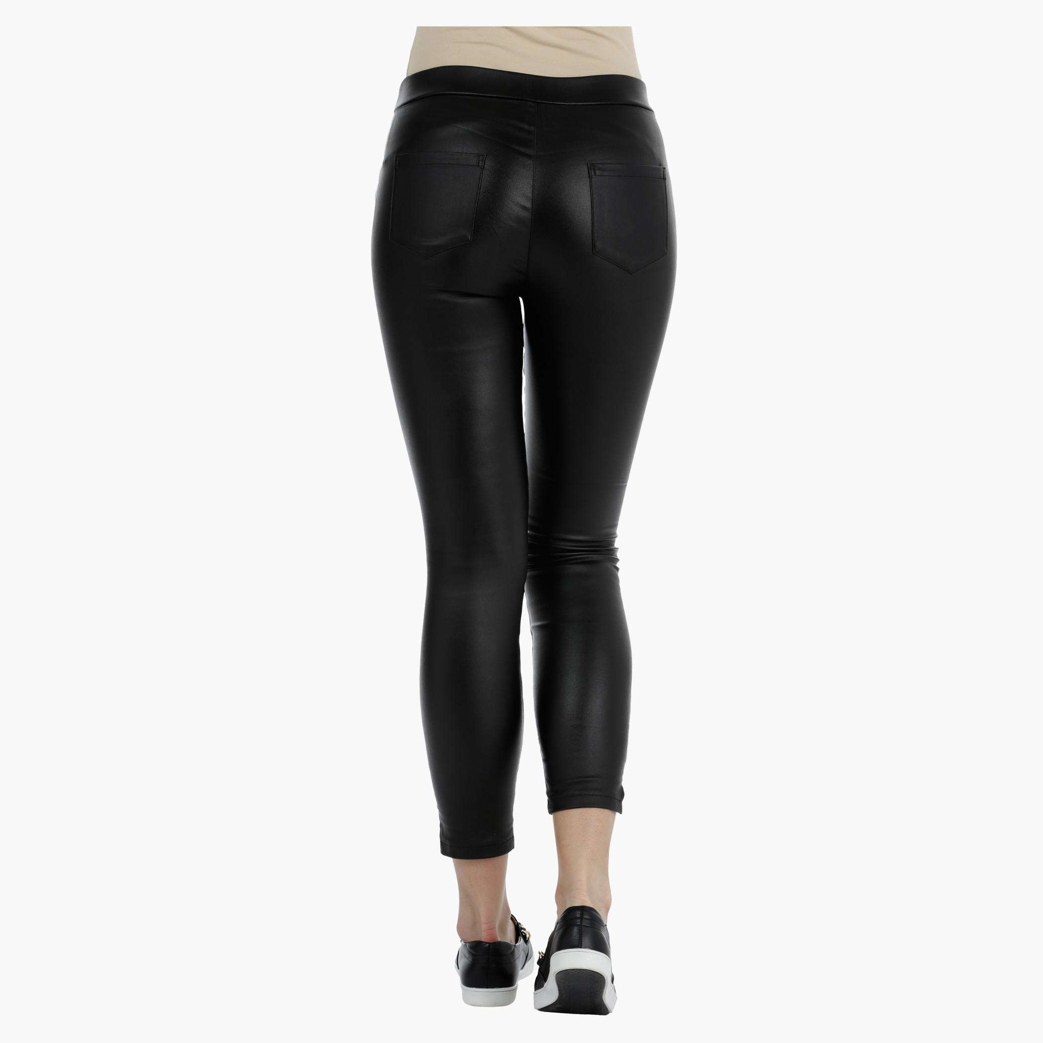 PU Leggings with Zip Details-women-clothing-bottoms-leggings-image-2
