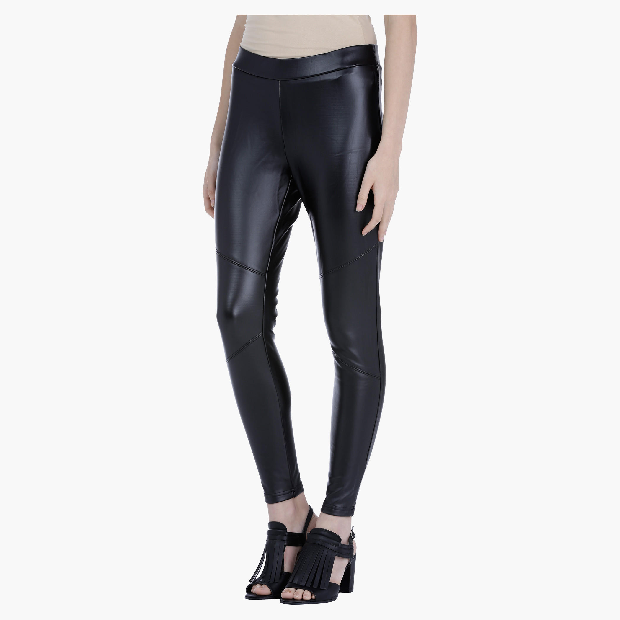 Leggings with Elasticised Waistband-women-clothing-bottoms-leggings-image-3