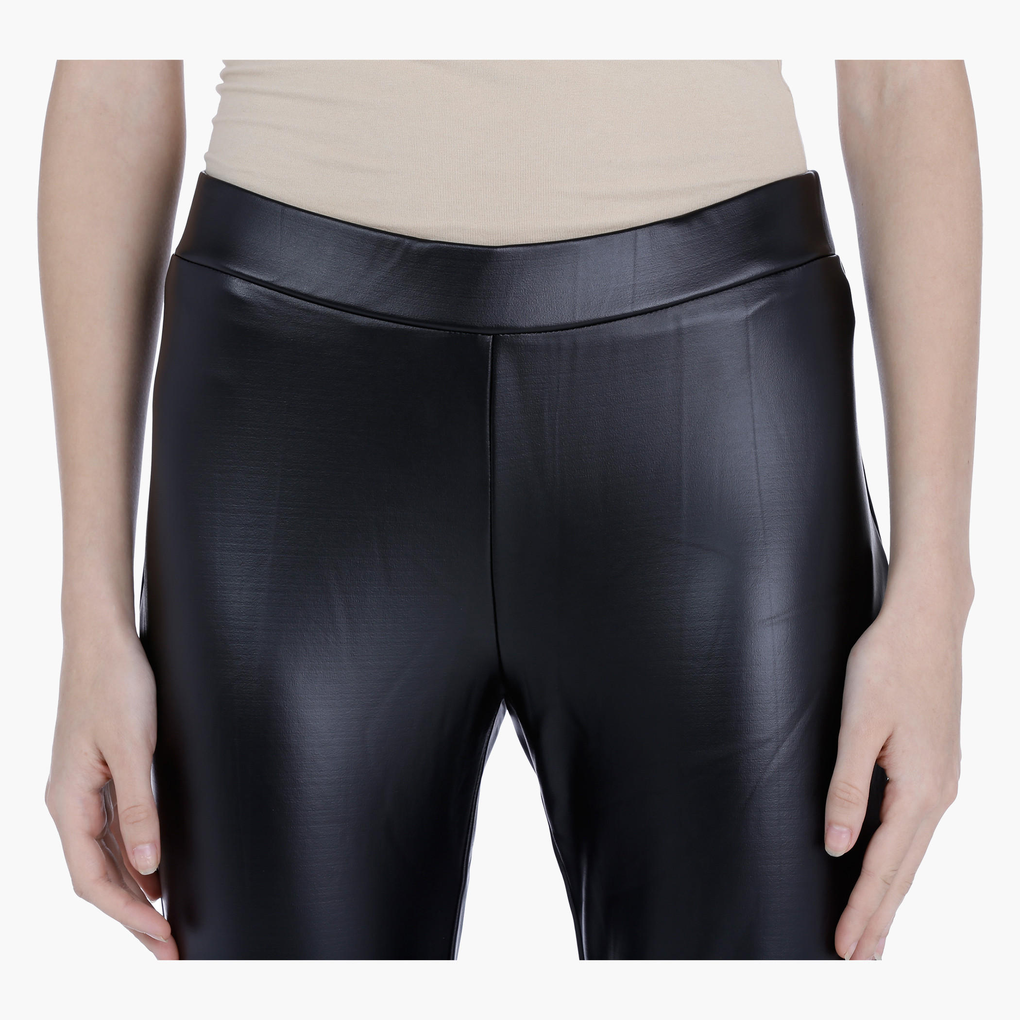 Leggings with Elasticised Waistband-women-clothing-bottoms-leggings-image-4