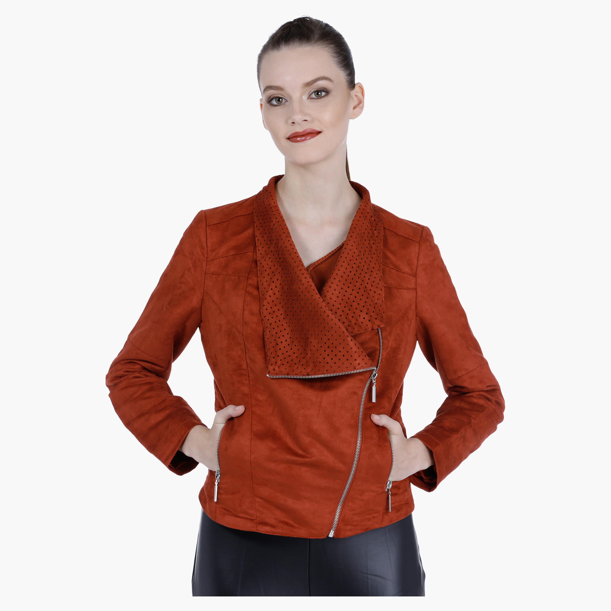Long Sleeves Jacket with Side Zip Closure-women-winterwear-coatsandjackets-jackets-image-1