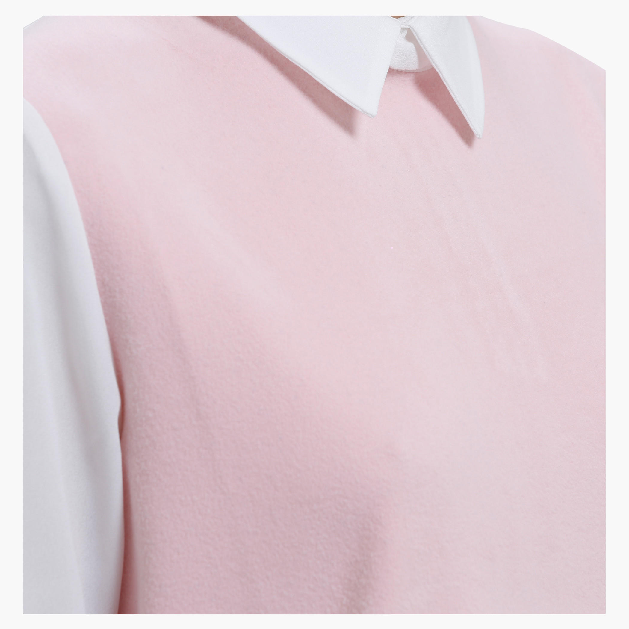 Double Layer Sweat Top with Long Sleeves-women-clothing-shirtsandblouses-blouses-image-2
