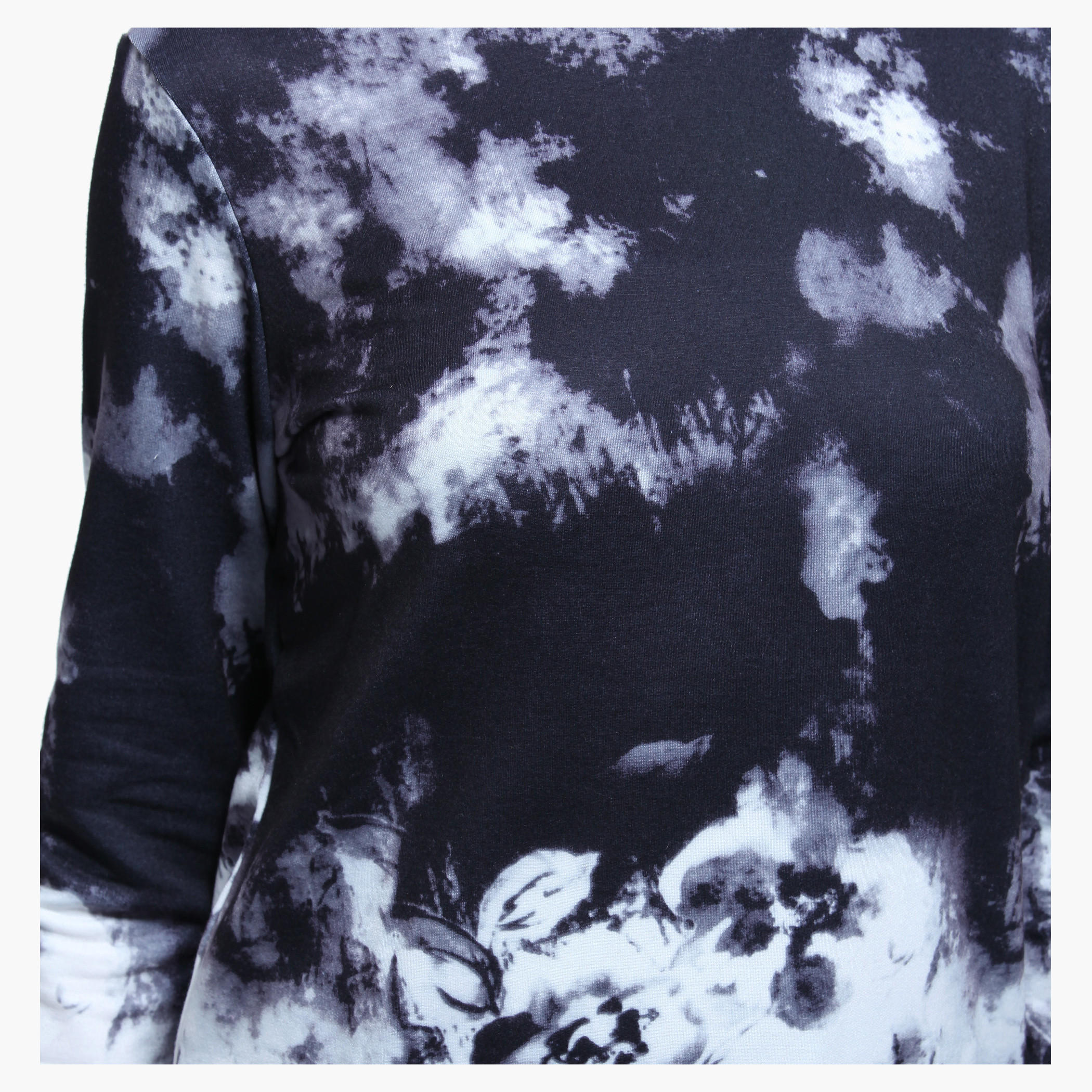 Printed Round Neck Long Sleeves T-shirt-women-clothing-tshirts-image-4
