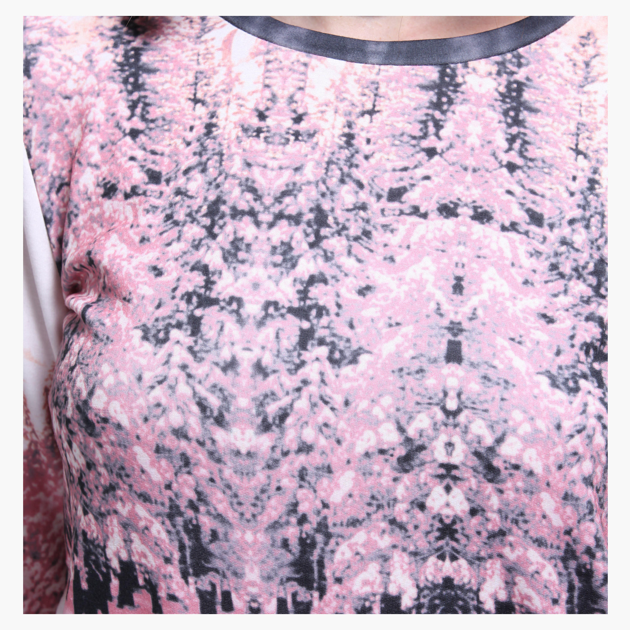 Printed Round Neck Long Sleeves T-shirt-women-clothing-tshirts-image-4