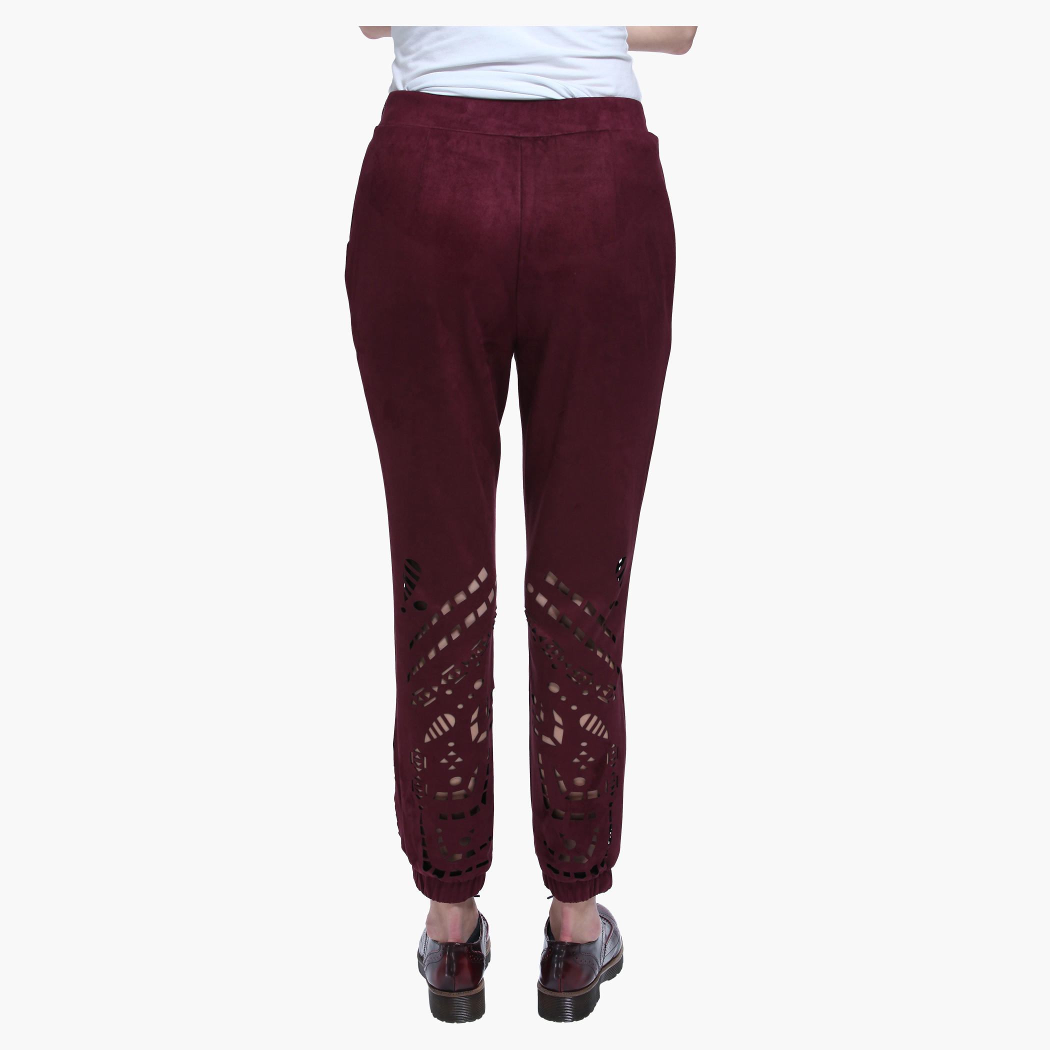 Full Length Jog Pants with Cutwork-women-clothing-bottoms-joggers-image-2