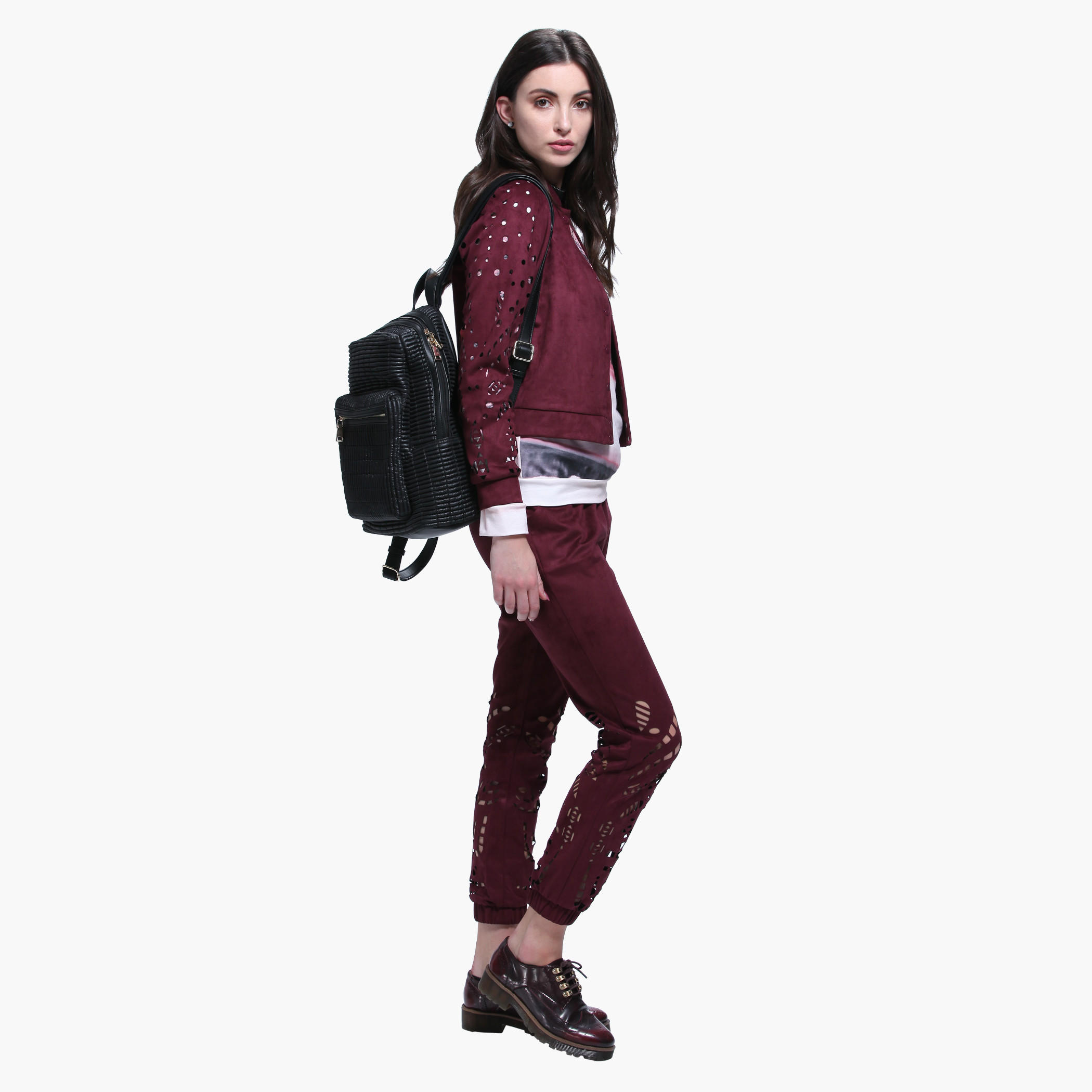 Full Length Jog Pants with Cutwork-women-clothing-bottoms-joggers-image-5