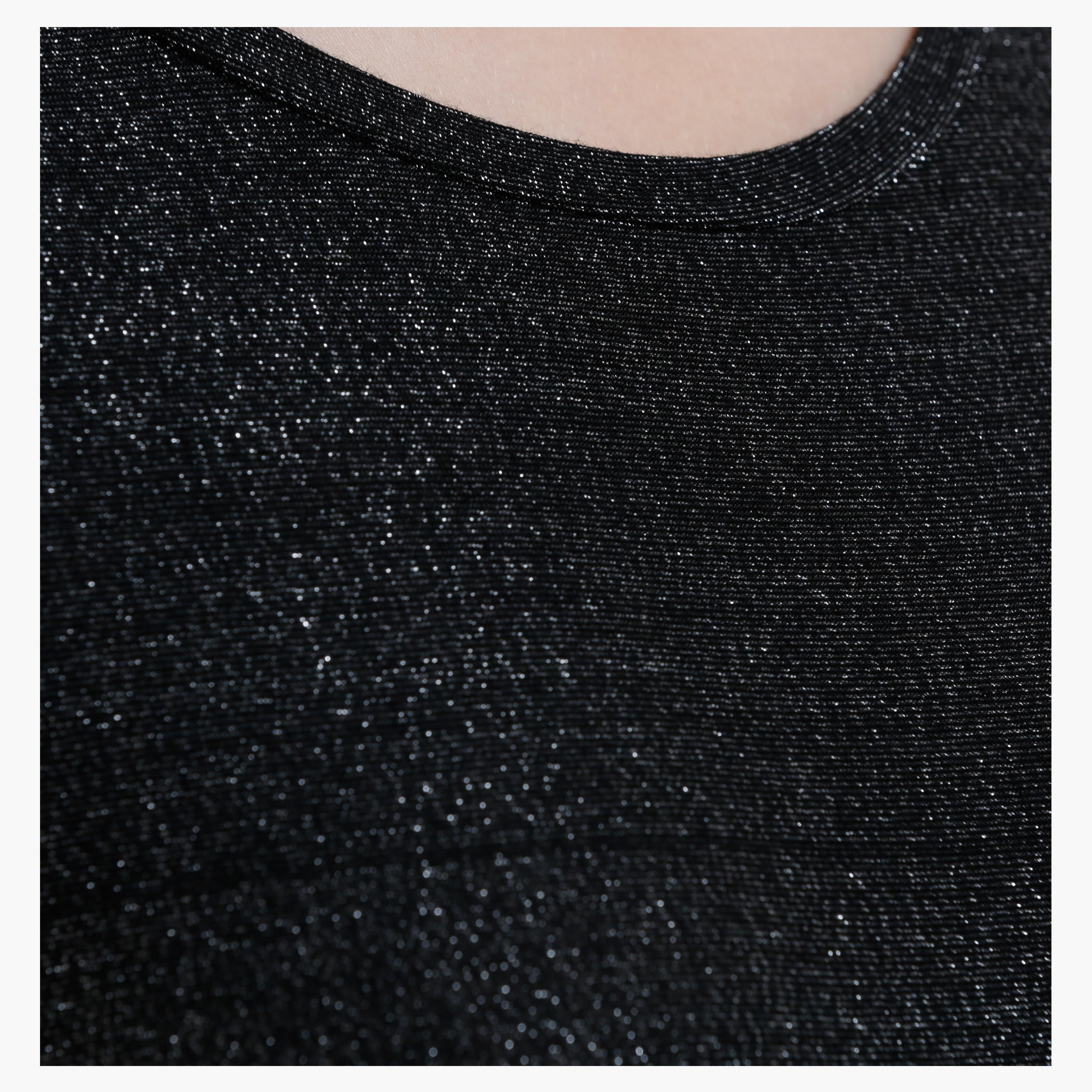 Long Dress with Ribbed Detail and Round Neck-women-clothing-dresses-image-4