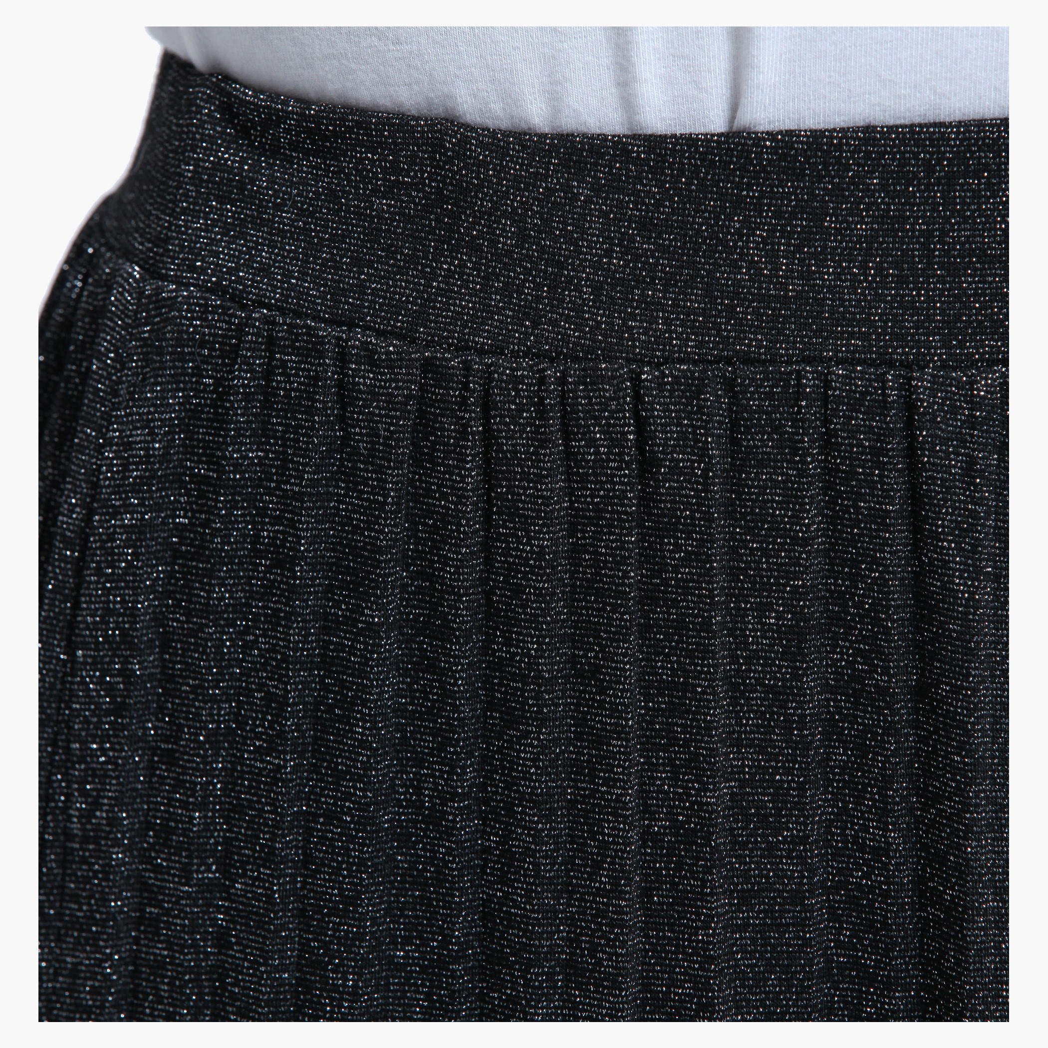 Textured Column Skirt with Elasticised Waistband-women-clothing-bottoms-skirts-image-4