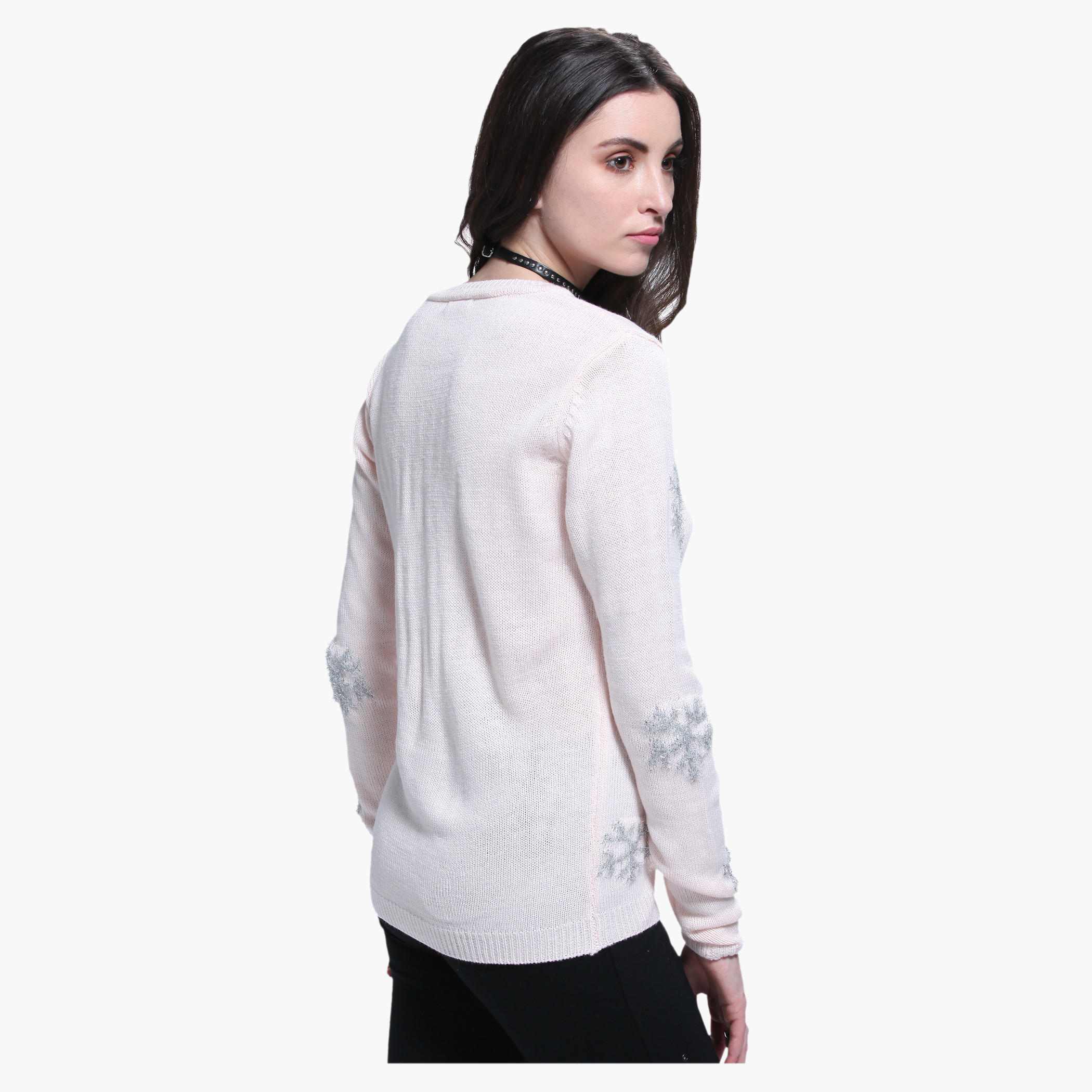 Long Sleeves Round Neck Sweater-women-clothing-cardigansandjumpers-jumpers-image-2