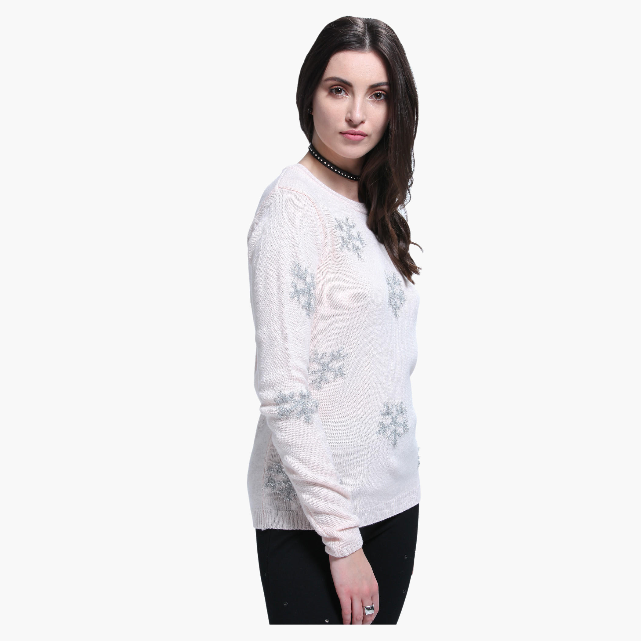 Long Sleeves Round Neck Sweater-women-clothing-cardigansandjumpers-jumpers-image-3