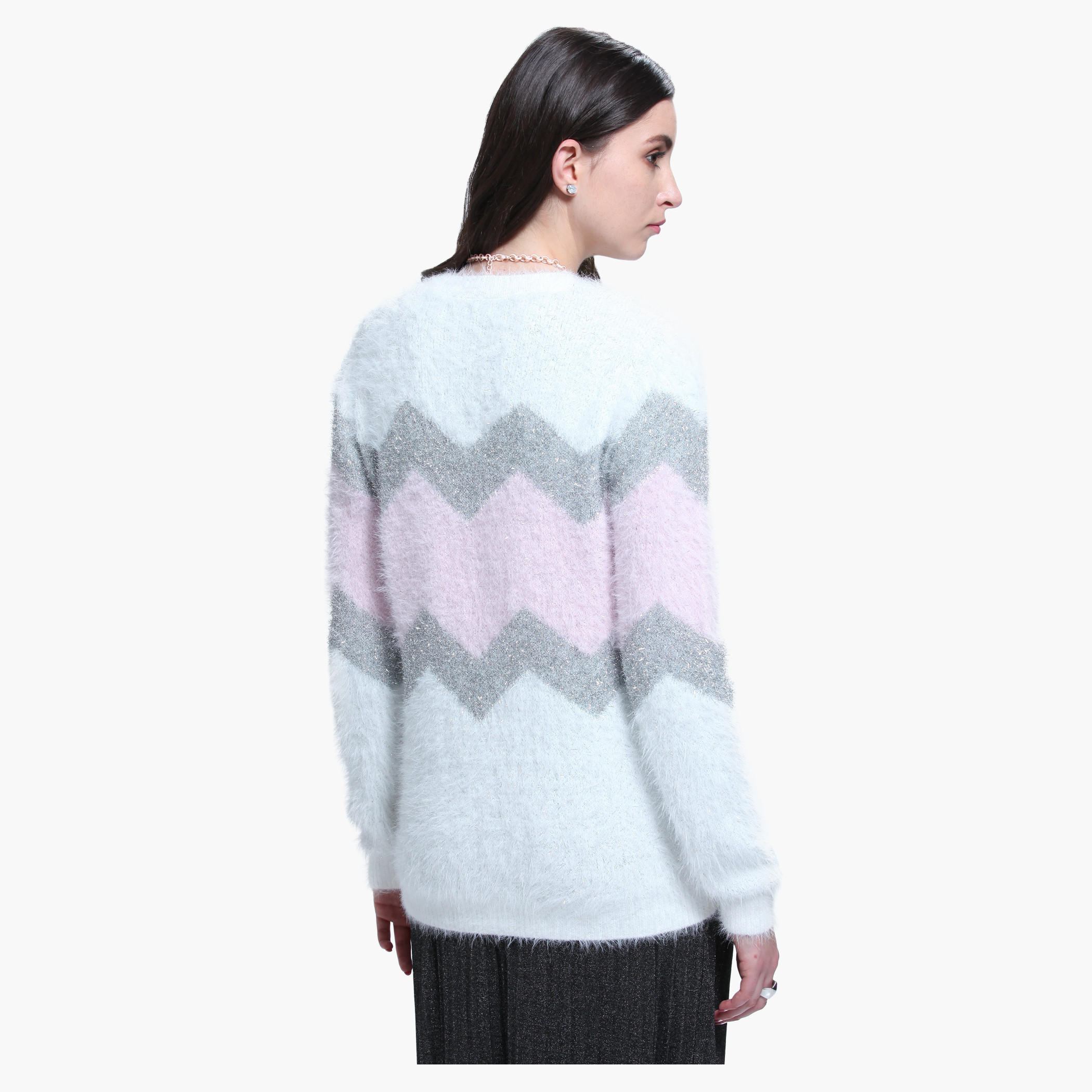 Long Sleeves Round Neck Sweater-women-clothing-cardigansandjumpers-jumpers-image-2