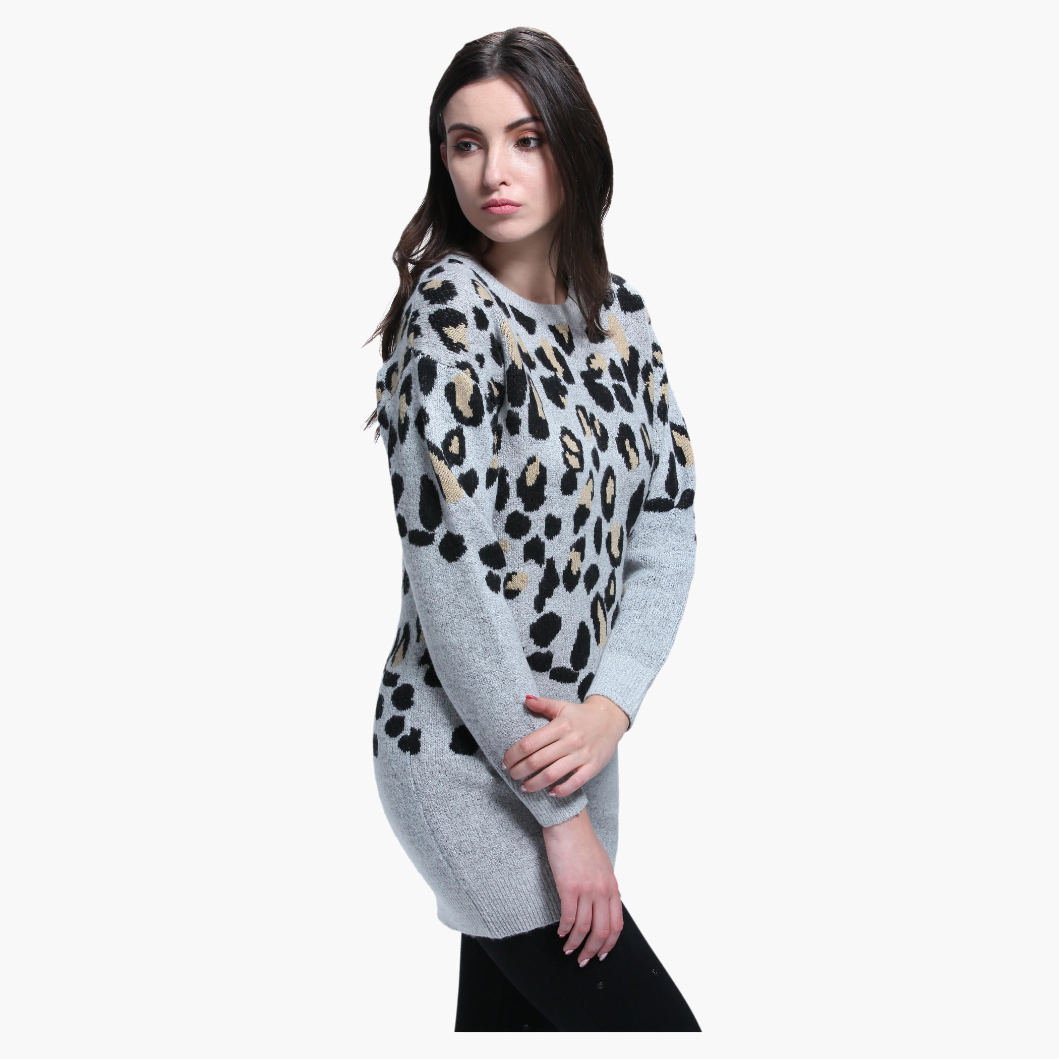 Leopard Print Long Sleeves Sweater-women-clothing-cardigansandjumpers-jumpers-image-3