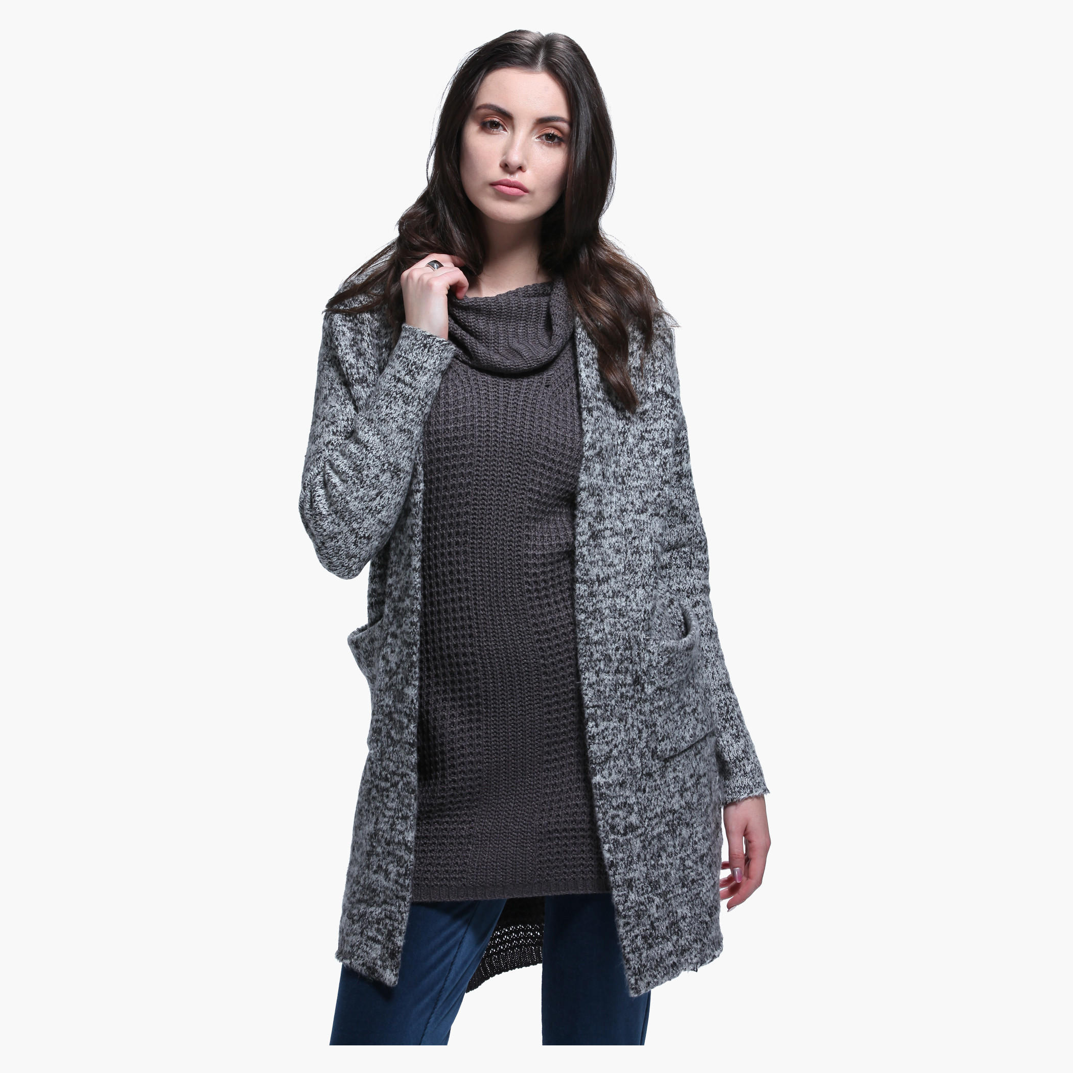 Longline Cardigan with Side Pockets-women-winterwear-cardigansandjumpers-cardigans-image-6
