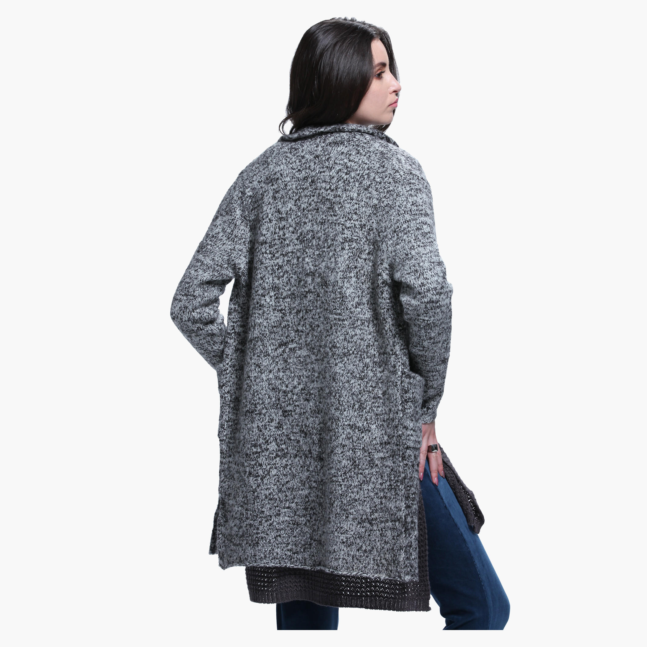 Longline Cardigan with Side Pockets-women-winterwear-cardigansandjumpers-cardigans-image-7