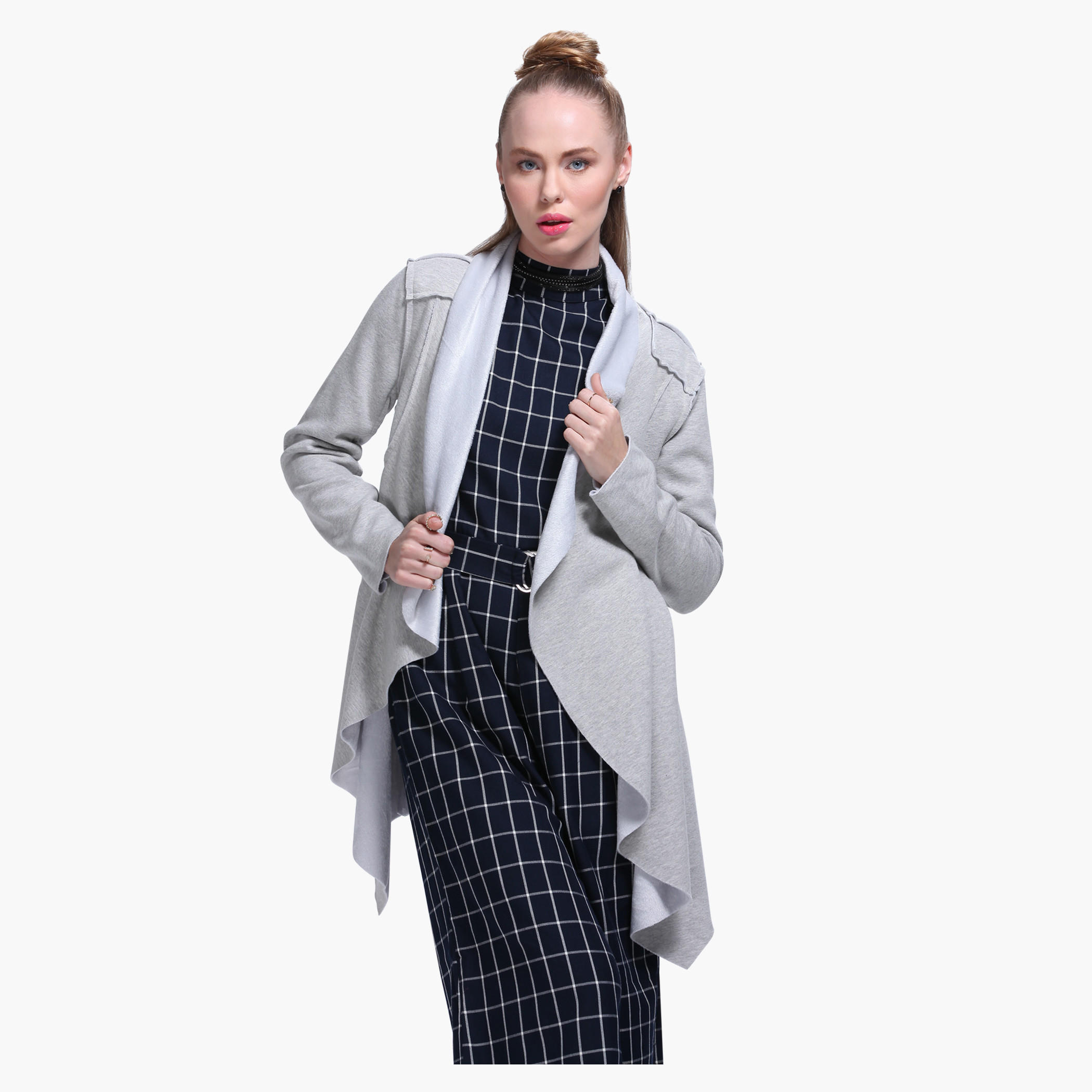 Long Sleeves Cascade Shrug with Open Front-women-winterwear-cardigansandjumpers-cardigans-image-1