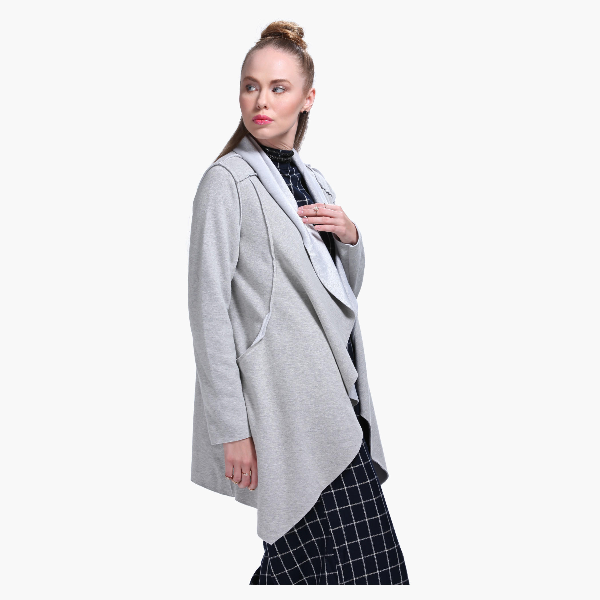 Long Sleeves Cascade Shrug with Open Front-women-winterwear-cardigansandjumpers-cardigans-image-3