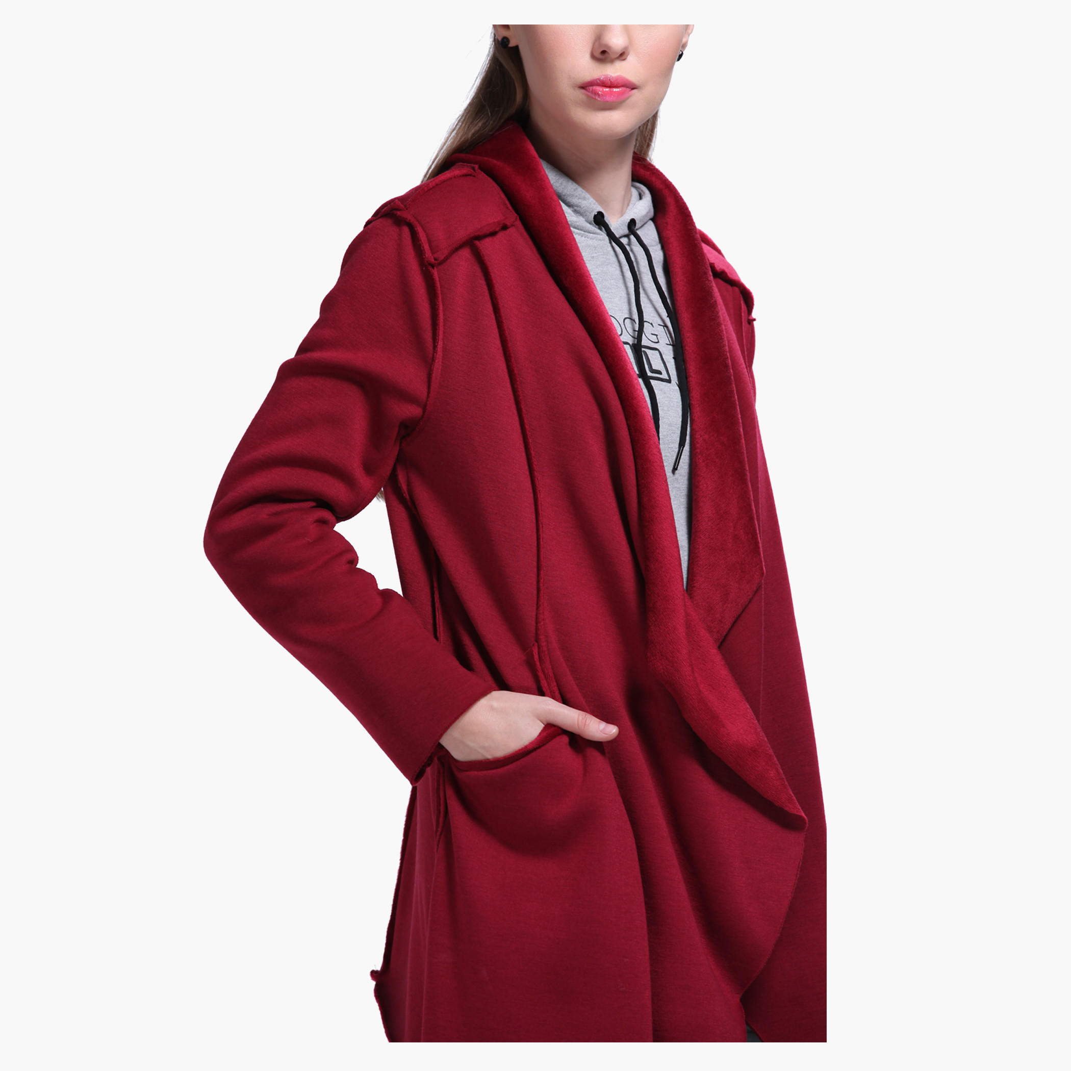 Long Sleeves Cascade Shrug with Open Front-women-winterwear-cardigansandjumpers-cardigans-image-9