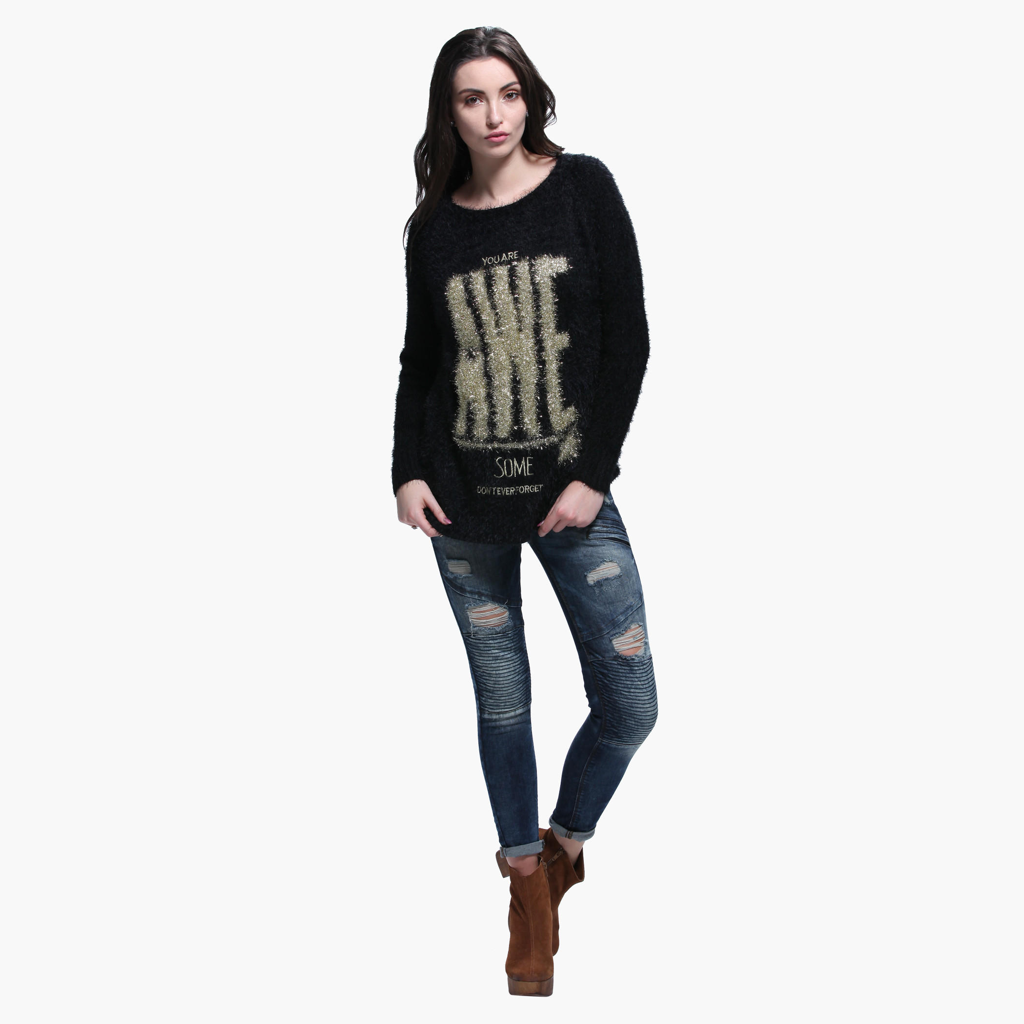 Long Sleeves Round Neck Sweat Top-women-clothing-cardigansandjumpers-jumpers-image-5