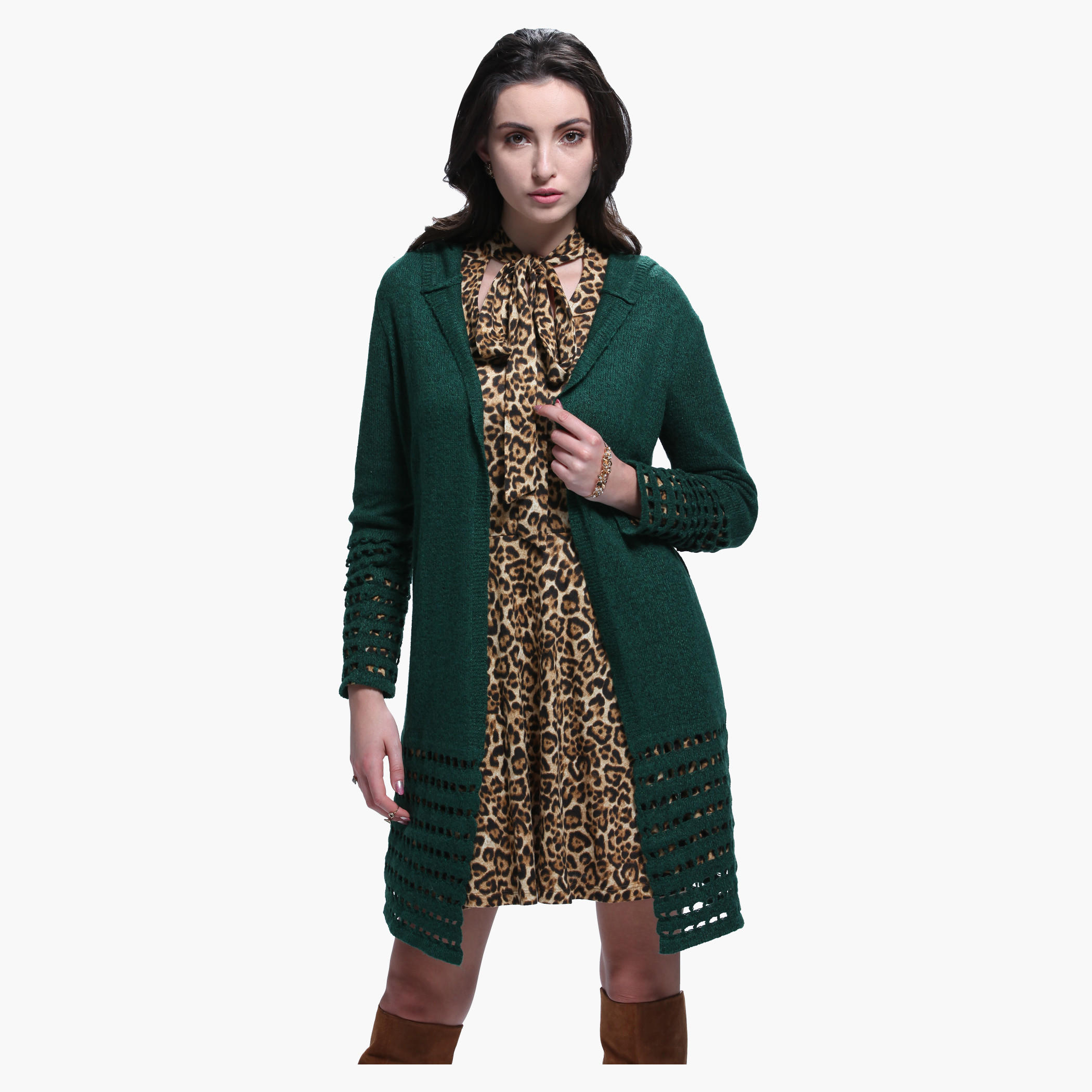 Long Sleeves Cardigan with Hood-women-winterwear-hoodiesandsweatshirts-hoodies-image-1