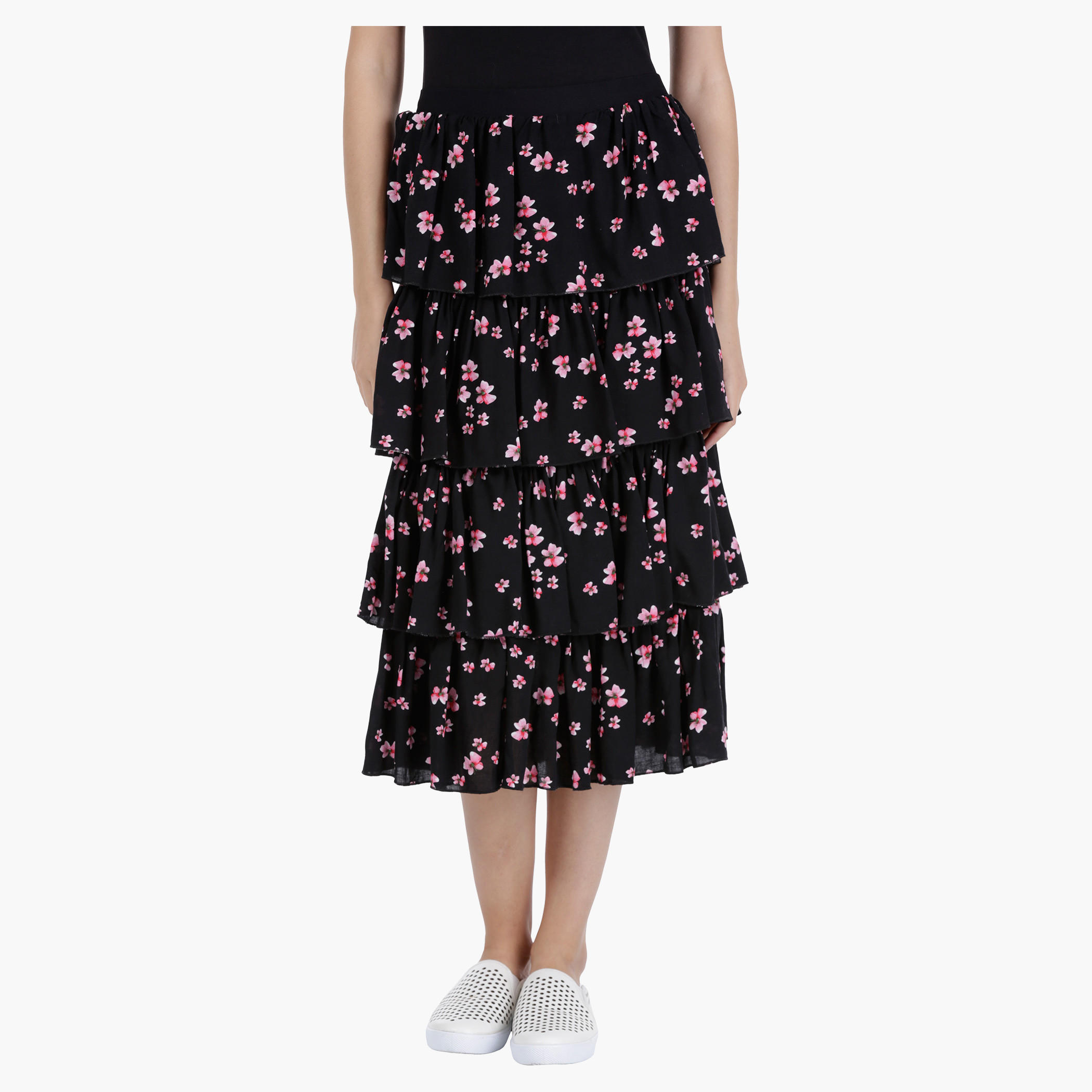 Printed Skirt in Regular Fit-women-clothing-bottoms-skirts-image-5