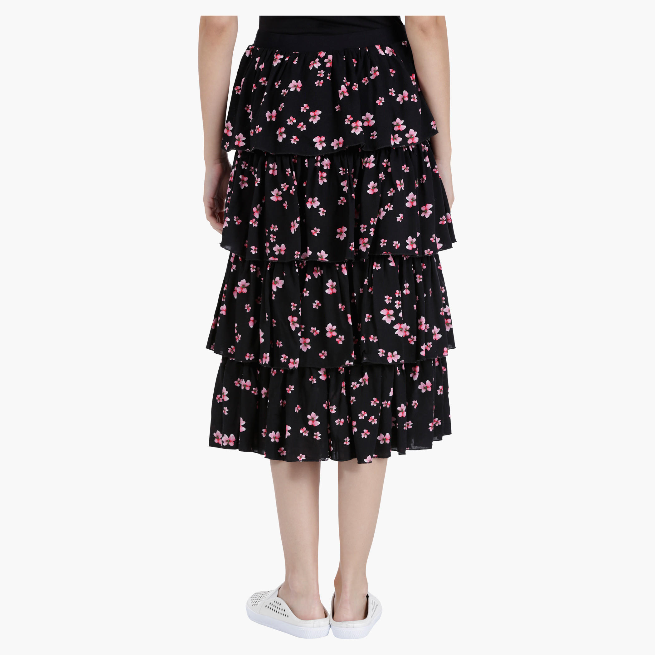 Printed Skirt in Regular Fit-women-clothing-bottoms-skirts-image-4